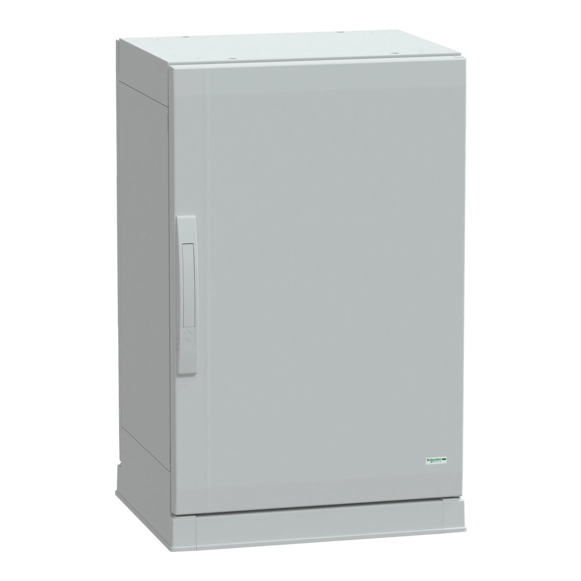 Schneider Electric NSYPLAZ754G Polyester Enclosure, PLAZ with Base Frame, Open Bottom, 750x500x420 IP54 (img_001)