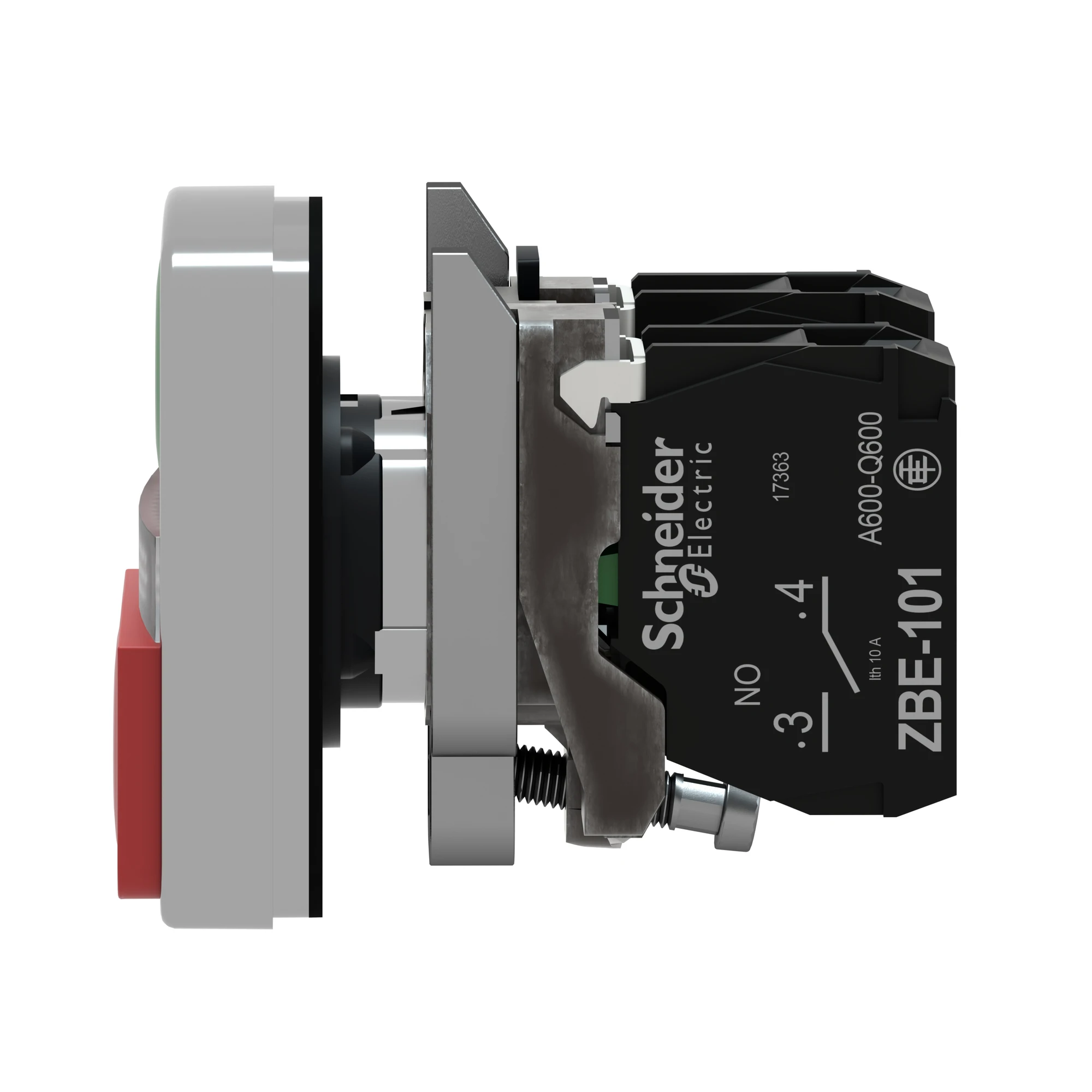 Schneider Electric XB4BW73731G5 Double push button, Harmony XB4, metal, 22mm, green, red, labeled I/O, illuminated, momentary, 1NO+1NC, 120V AC (img_007) Schneider Electric XB4BW73731G5 Double push button, Harmony XB4, metal, 22mm, green, red, labeled I/O, illuminated, momentary, 1NO+1NC, 120V AC (img_007)