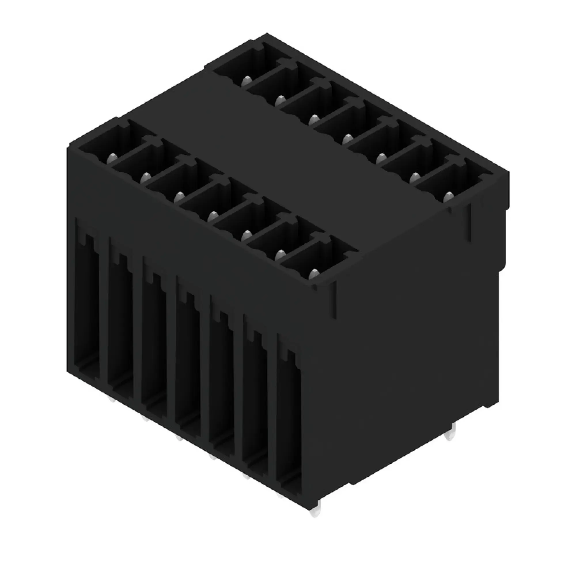 Weidmüller 1031010000 PCB connector (board connection), 160 V, 17.5 A, Pitch in mm: 3.81, Number of poles: 14, THT/THR solder connection, Box (img_001)