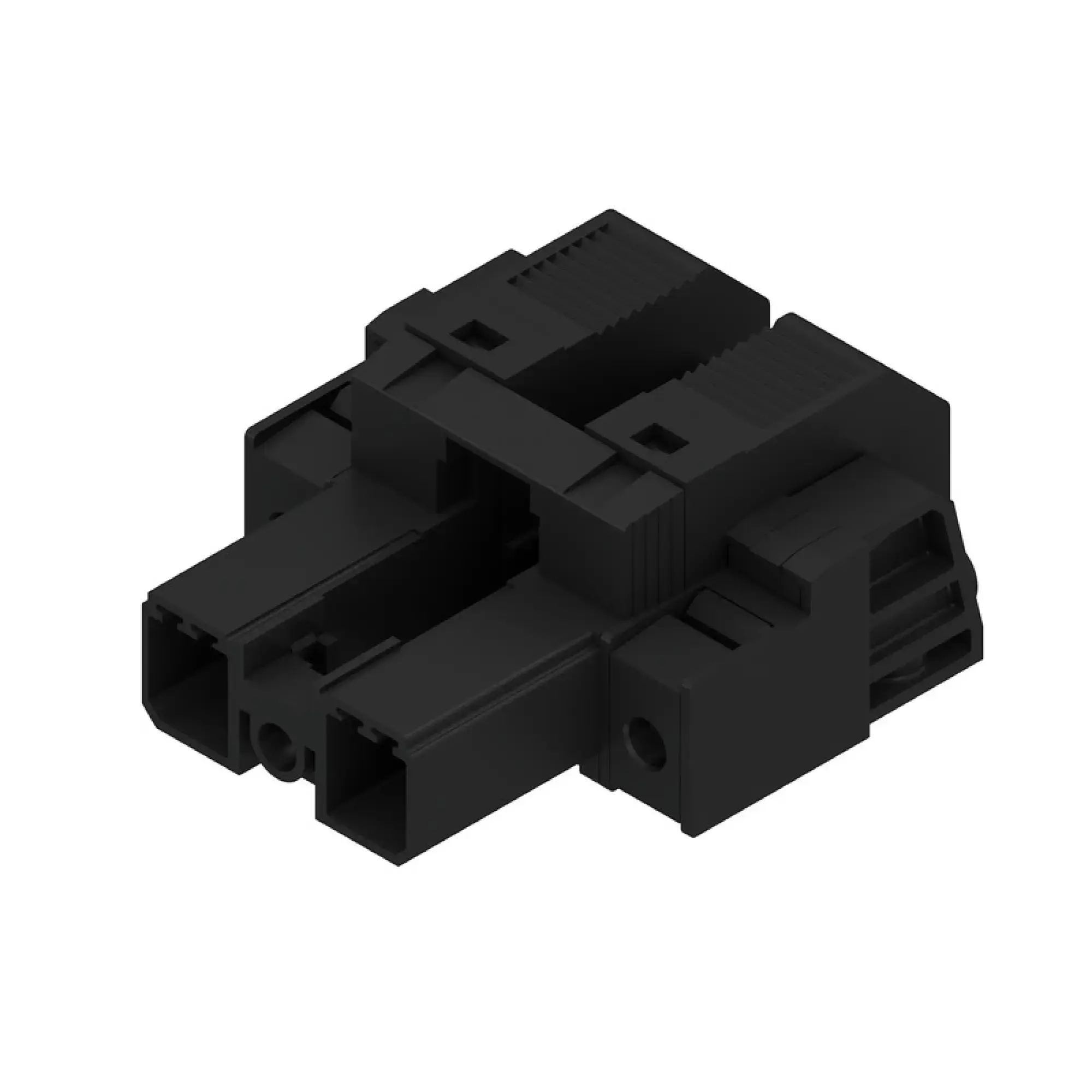 Weidmüller 1429920000 PCB connector (wire connection), 800 V, 57 A, Pitch in mm: 7.62, 10 mm², Number of poles: 2, PUSH IN without actuator, Tension-clamp connection, Box (img_001) Weidmüller 1429920000 PCB connector (wire connection), 800 V, 57 A, Pitch in mm: 7.62, 10 mm², Number of poles: 2, PUSH IN without actuator, Tension-clamp connection, Box (img_001)