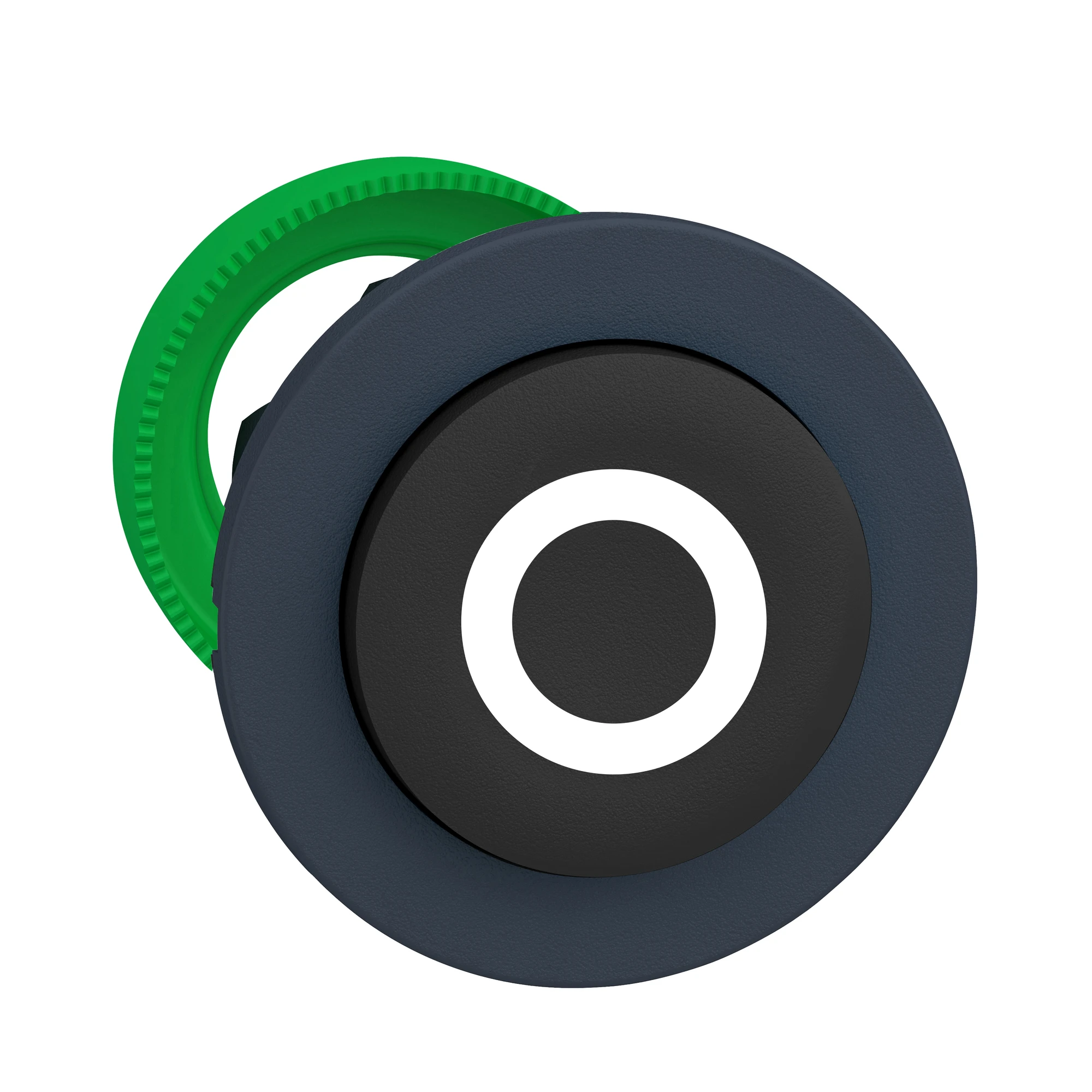 Schneider Electric ZB5FL232 Push button, front element, Harmony XB5F, plastic, 30mm, black, protruding, labeled O, momentary (img_001) Schneider Electric ZB5FL232 Push button, front element, Harmony XB5F, plastic, 30mm, black, protruding, labeled O, momentary (img_001)