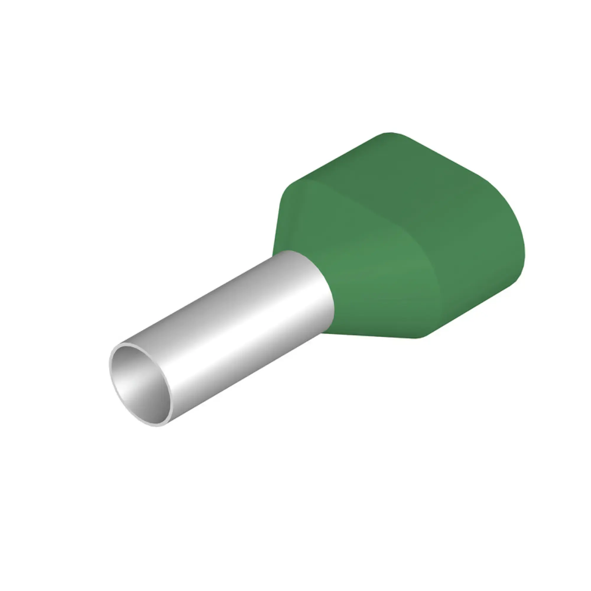 Weidmüller 9005160000 Wire end ferrule, Twin wire-end ferrule, 6 mm², Stripping length: 20 mm, green (img_001)