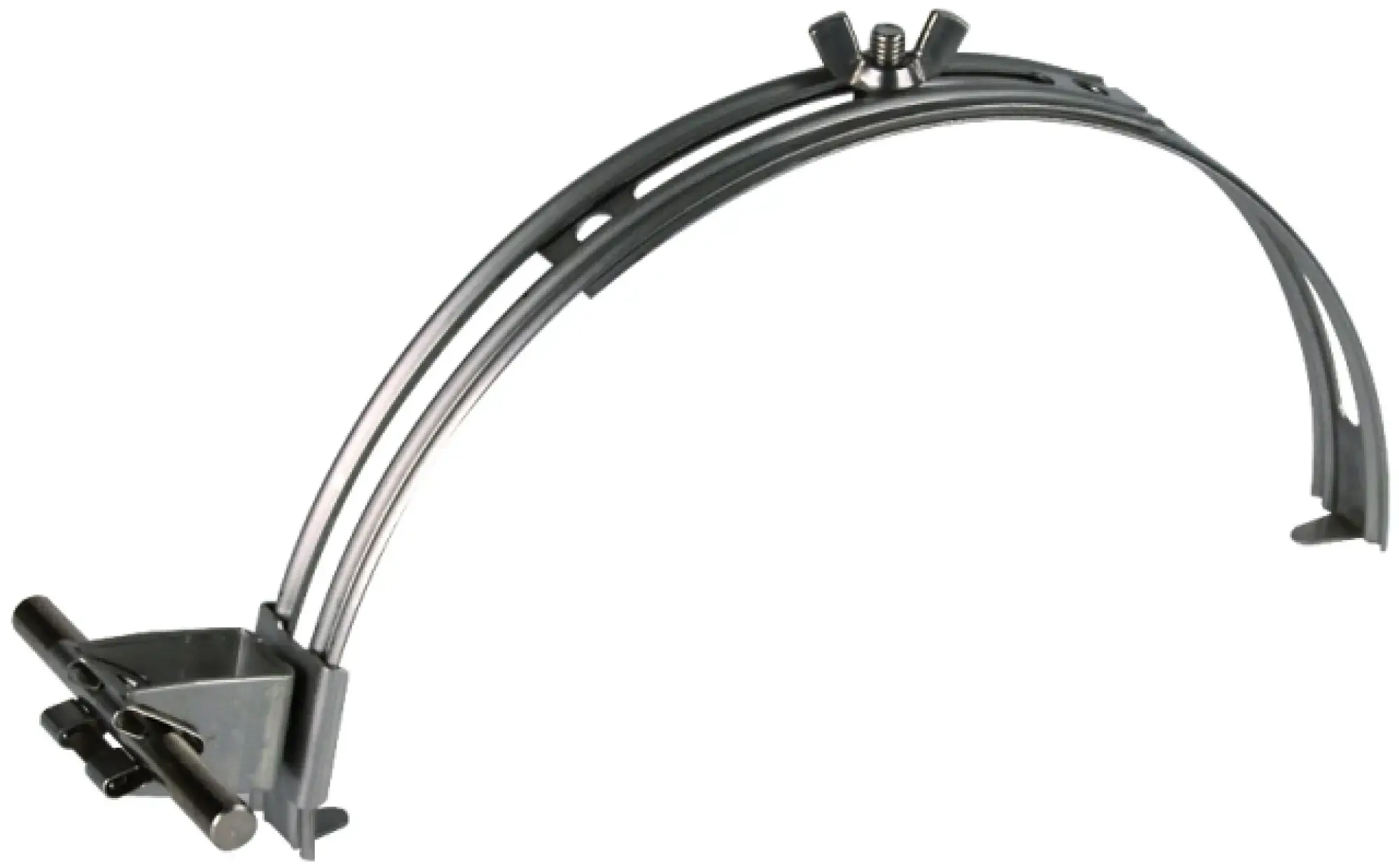 Dehn 206809 Roof cond. holder DEHNgrip StSt H 20mm f. Rd 8mm adjustable 180-280mm (img_001) Dehn 206809 Roof cond. holder DEHNgrip StSt H 20mm f. Rd 8mm adjustable 180-280mm (img_001)