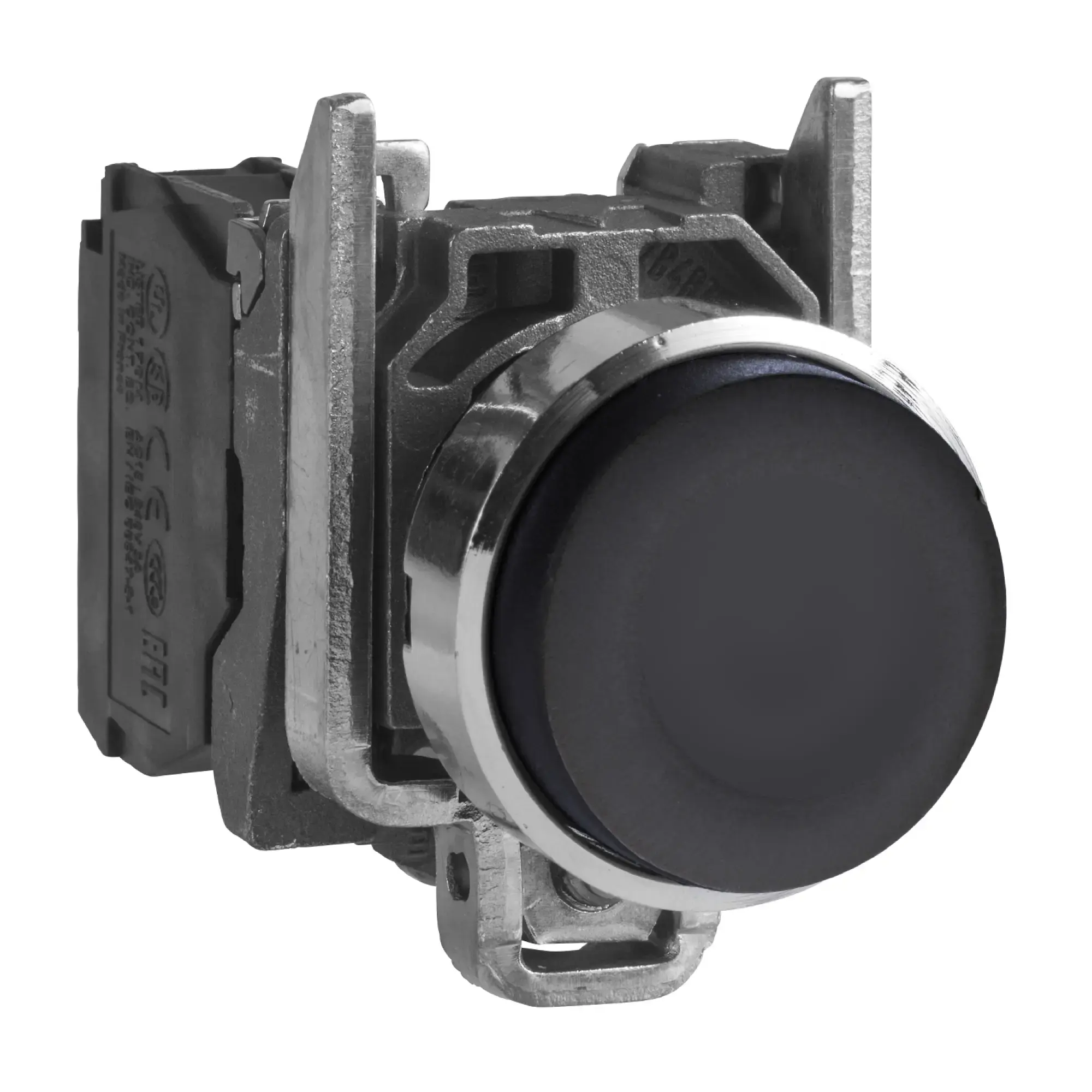 Schneider Electric XB4BLCUST01 Push Button, Harmony XB4, Metal, 22mm, Projecting, Momentary, Customizable via Configurator (img_002)