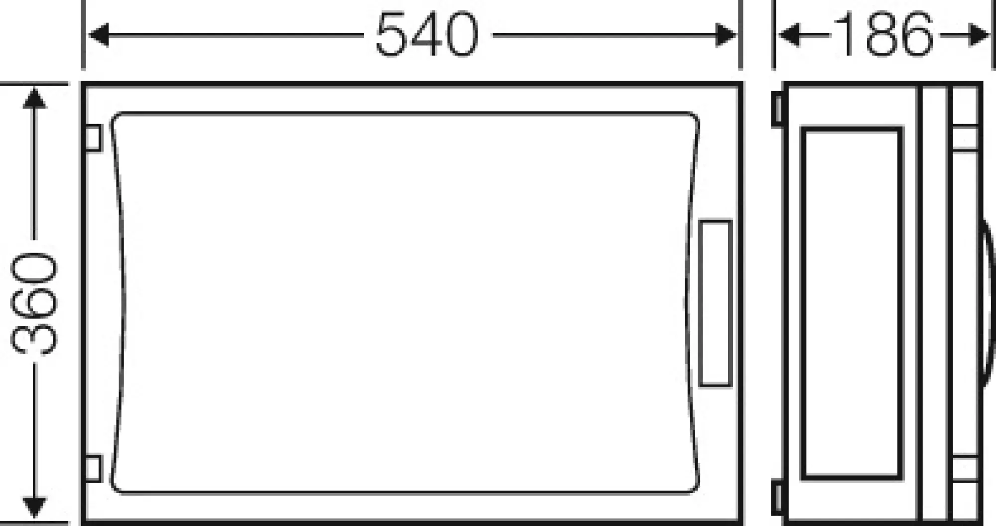 Hensel 68000301 ENYSTAR-Leergehäuse, Einbaumaße 486x306x136mm, nicht durchsichtiger Tür FP 0450 (img_002) Hensel 68000301 ENYSTAR-Leergehäuse, Einbaumaße 486x306x136mm, nicht durchsichtiger Tür FP 0450 (img_002)