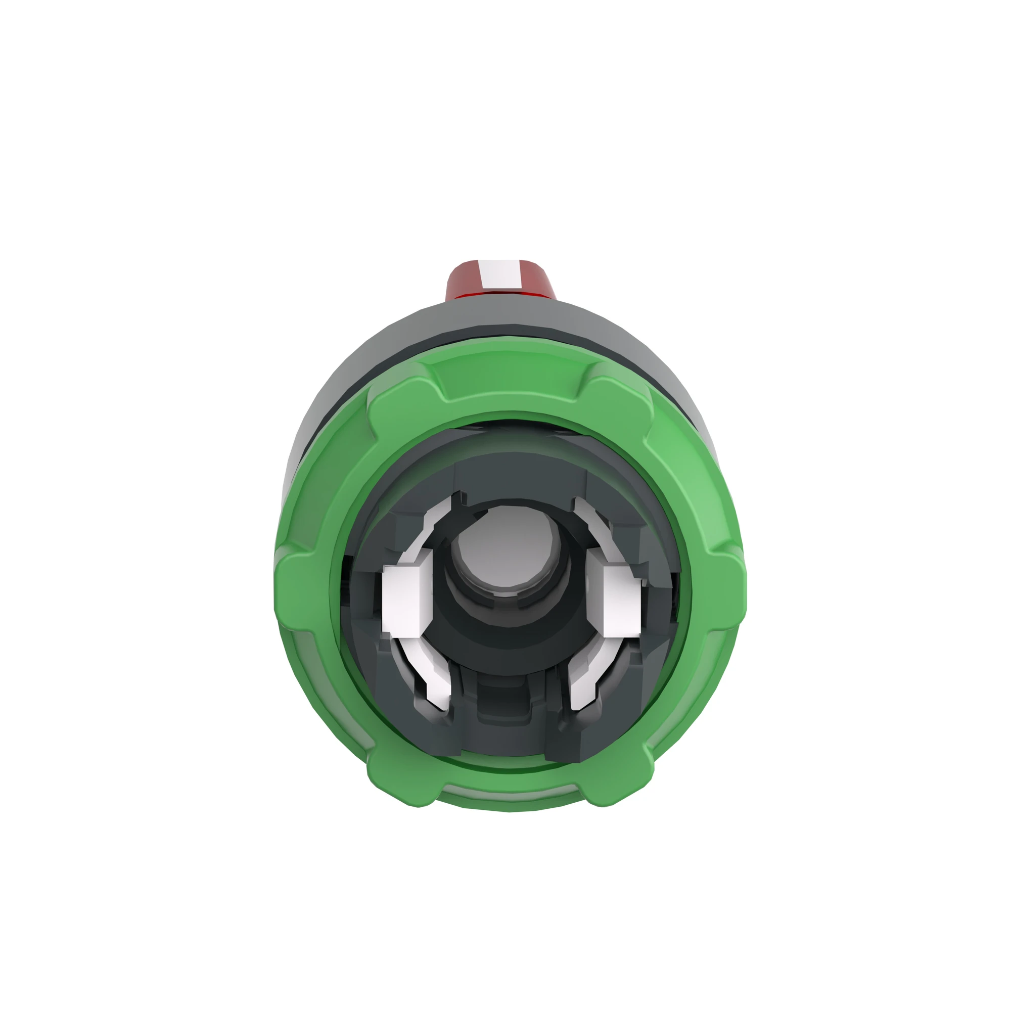 Schneider Electric ZB5AK1543 Illuminated selector switch, front element, Harmony XB5, plastic, 22mm, red, for universal LED, 3 positions, center detent (img_002)