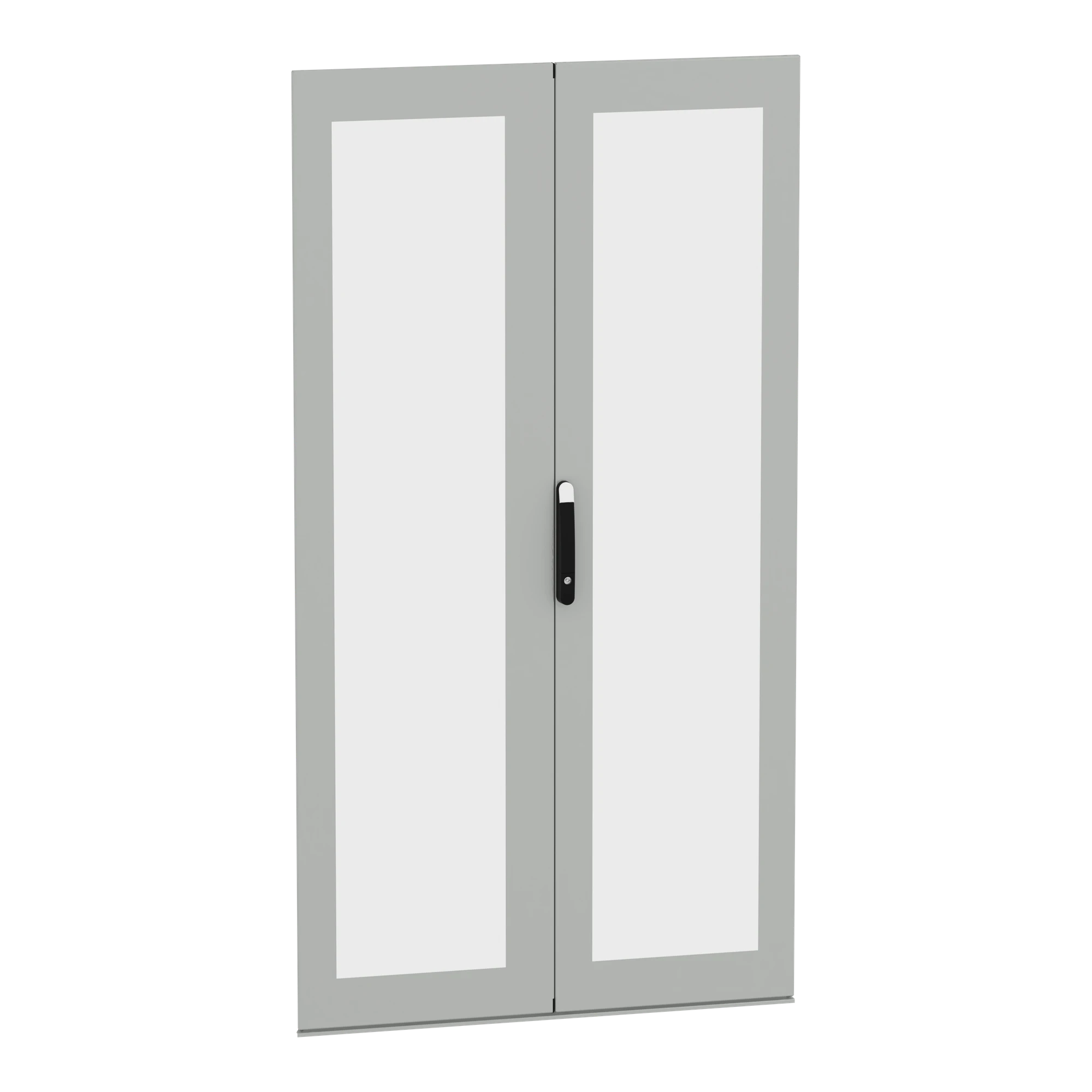 Schneider Electric NSYSFND22122DT Glazed Doors, PanelSeT SFN, Spacial SM, for Electrical Enclosures H 2200mm W 1200mm, Set of 2 (img_001)