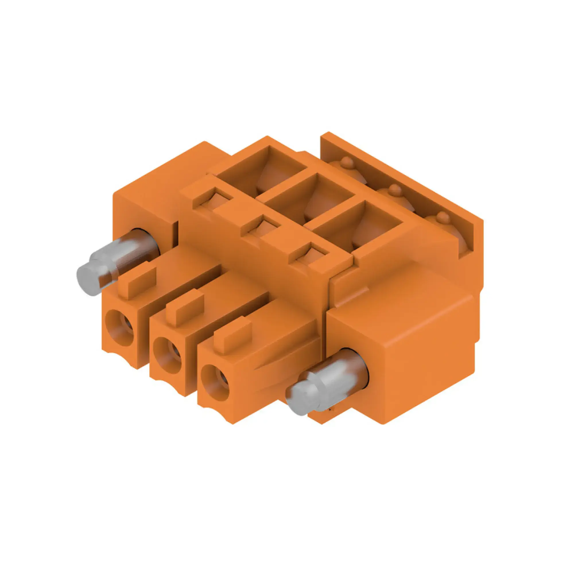 Weidmüller 1939990000 PCB connector (wire connection), 160 V, 17.5 A, Pitch in mm: 3.81, 1.5 mm², Number of poles: 3, Clamping yoke connection, Box (img_001)