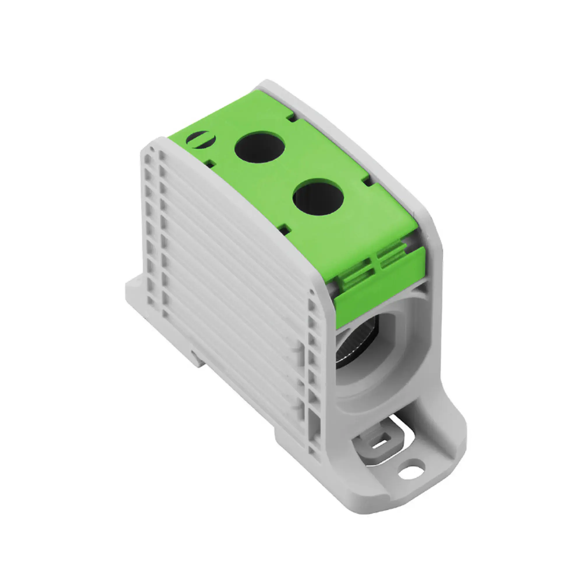 Weidmüller 2502770000 Potential distributor terminal, Screw connection, green, 185 mm², 353 A, 1000 V, Number of connections: 2, Number of levels: 1, TS 35, V-0, Wemid (img_001) Weidmüller 2502770000 Potential distributor terminal, Screw connection, green, 185 mm², 353 A, 1000 V, Number of connections: 2, Number of levels: 1, TS 35, V-0, Wemid (img_001)