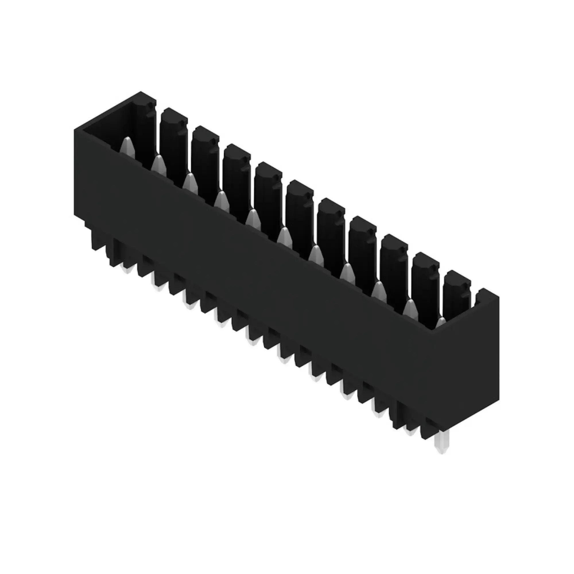 Weidmüller 1842400000 PCB connector (board connection), 160 V, 15 A, Pitch in mm: 3.50, Number of poles: 11, THT/THR solder connection, Box (img_001)