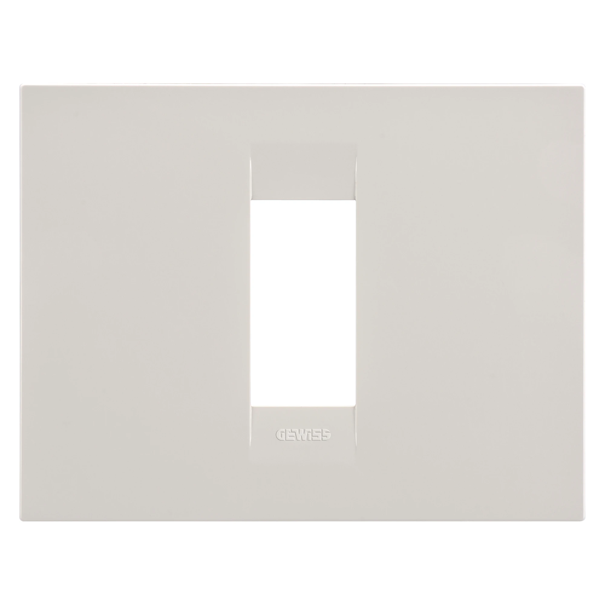 GEWISS GW16401TI GEO PLATE - IN TECHNOPOLYMER - 1 MODULE - IVORY - CHORUSMART (img_001) GEWISS GW16401TI GEO PLATE - IN TECHNOPOLYMER - 1 MODULE - IVORY - CHORUSMART (img_001)