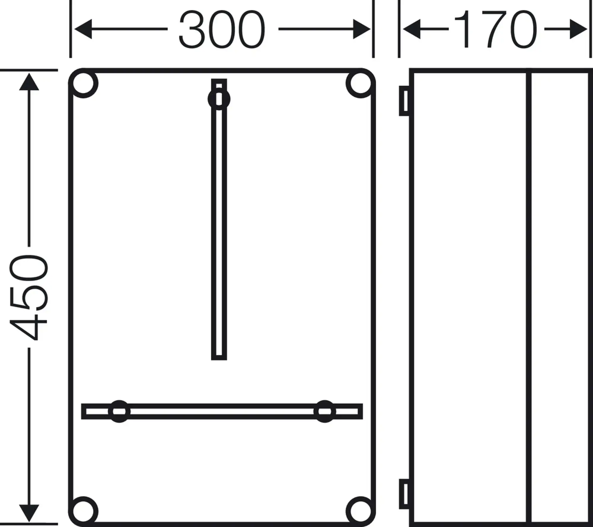 Hensel 2000076 Mi-Zählergehäuse, 300x450x170mm außen, Zählereinbautiefe 146 mm Mi 2300 (img_003)