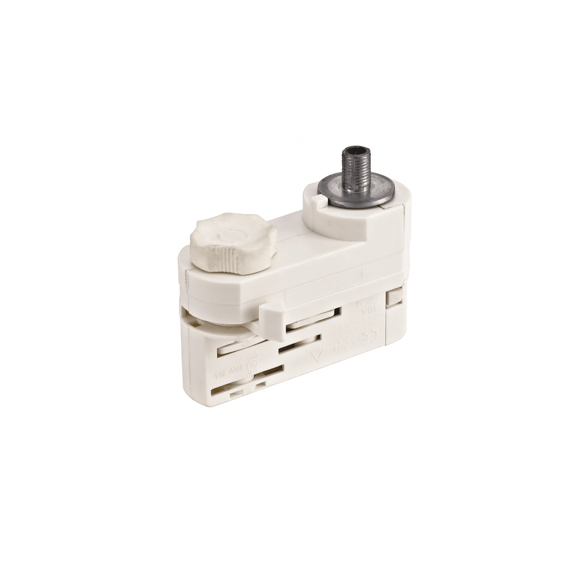 WSU Lights 3-phasen Hängeadapter weiß