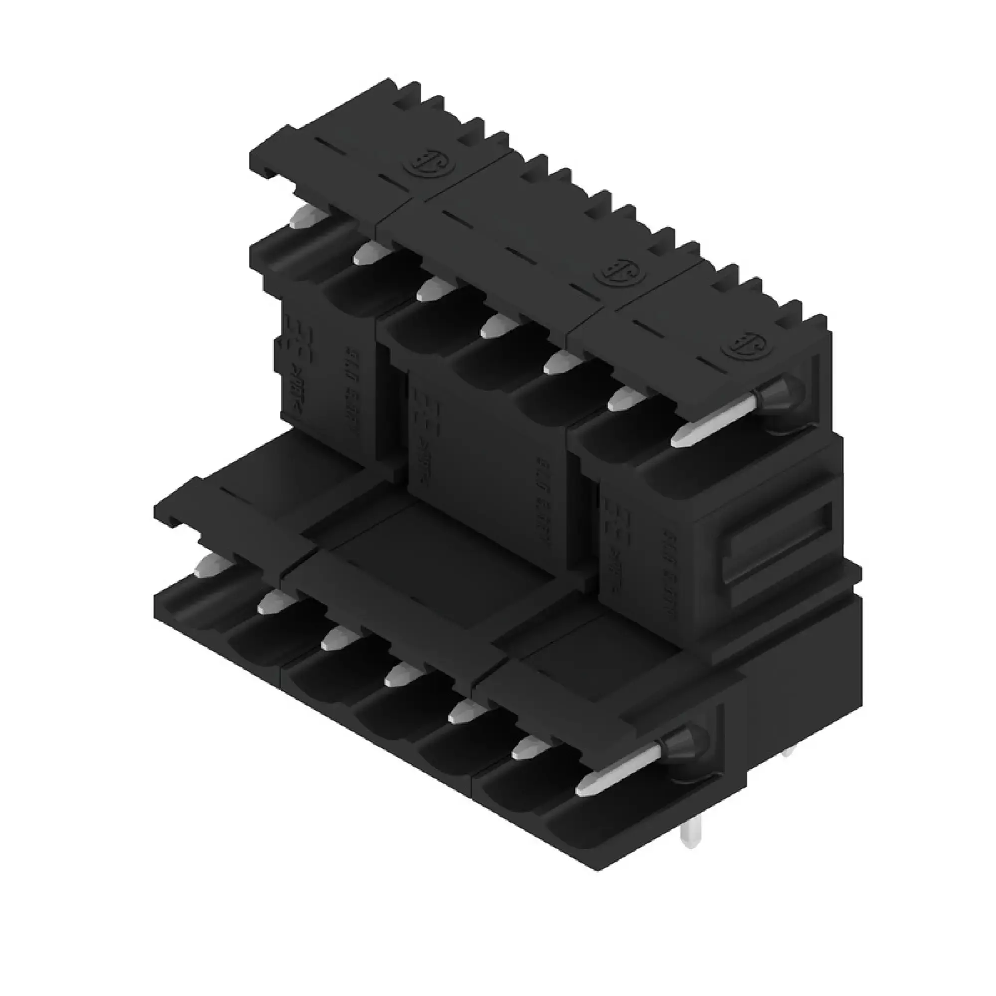 Weidmüller 1725470000 PCB connector (board connection), 250 V, 17 A, Pitch in mm: 5.08, Number of poles: 14, THT solder connection, Box (img_001)