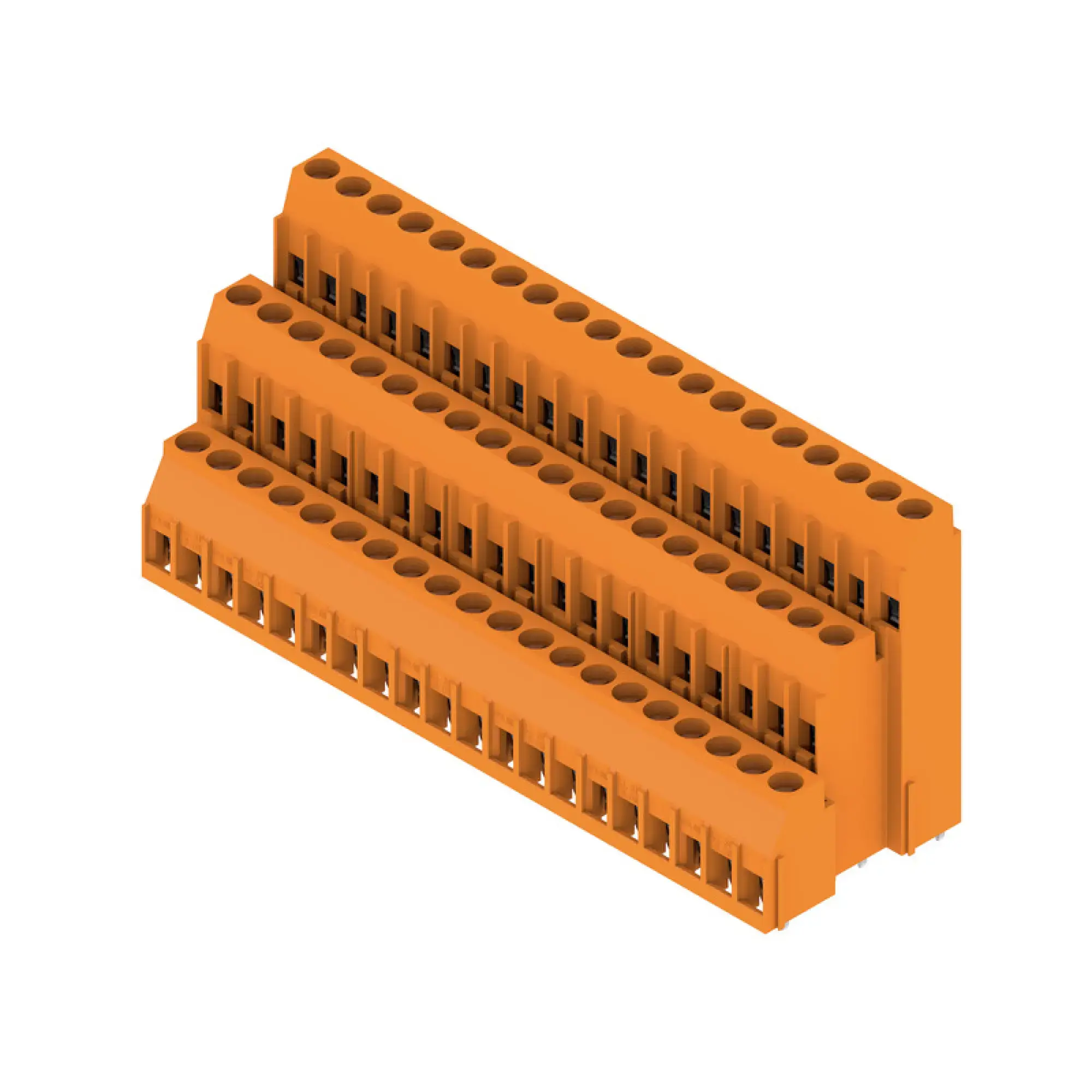 Weidmüller 1979220000 PCB terminal, 320 V, 32.5 A, Pitch in mm: 5.08, 6 mm², Number of poles: 60, Clamping yoke connection, THT solder connection, 90°, Box (img_001) Weidmüller 1979220000 PCB terminal, 320 V, 32.5 A, Pitch in mm: 5.08, 6 mm², Number of poles: 60, Clamping yoke connection, THT solder connection, 90°, Box (img_001)