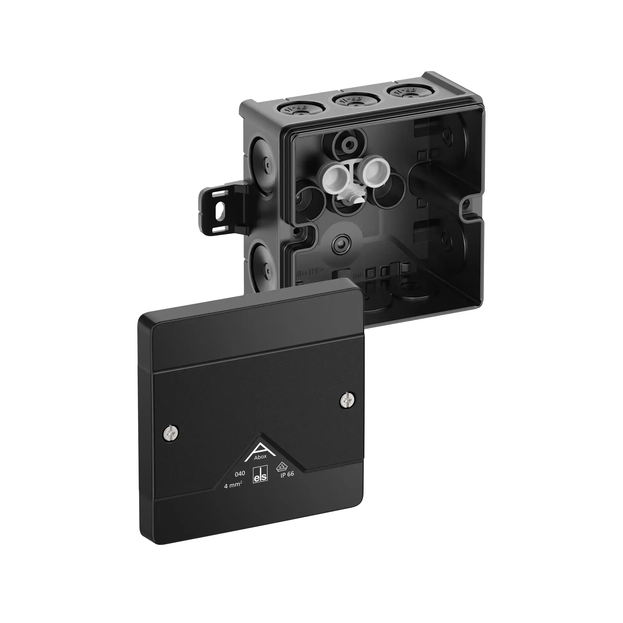 Spelsberg 80400101 Junction box, Type of protection IP66, max. 4², Impact strength IK07, Protection class II, Ui 1000V AC, Ui 1000V DC, DLG, VDE, Halogen free (img_001) Spelsberg 80400101 Junction box, Type of protection IP66, max. 4², Impact strength IK07, Protection class II, Ui 1000V AC, Ui 1000V DC, DLG, VDE, Halogen free (img_001)