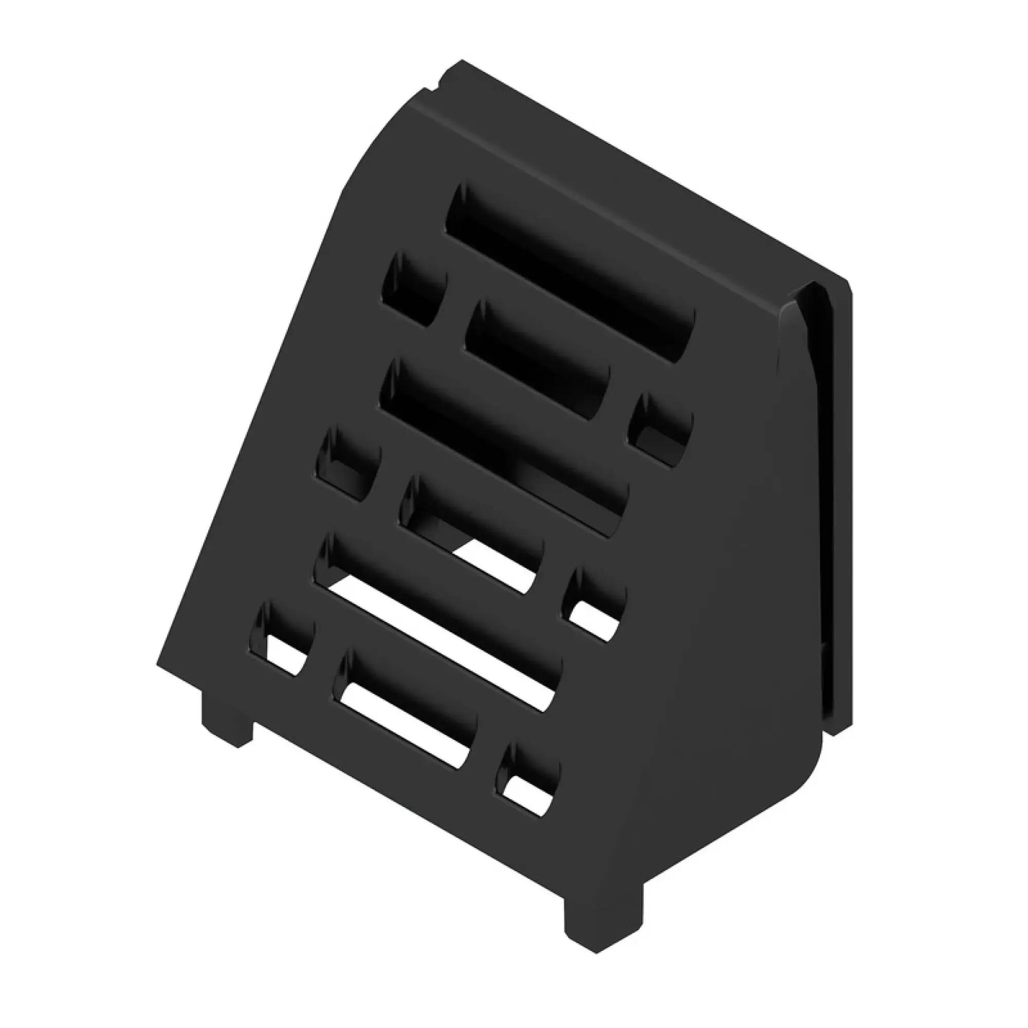 Weidmüller 1221310000 Side element cover (Modular housing), Width: 22.5 , IP20 in installed state, Plastic, black (img_001)