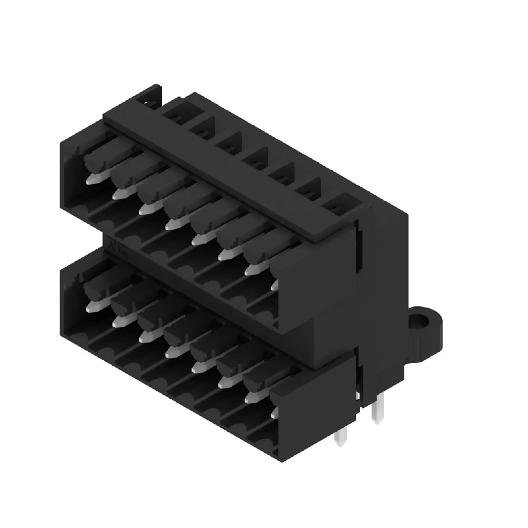 Weidmüller 1634330000 PCB connector (board connection), 160 V, 10.5 A, Pitch in mm: 3.50, Number of poles: 16, THT solder connection, Box (img_001)