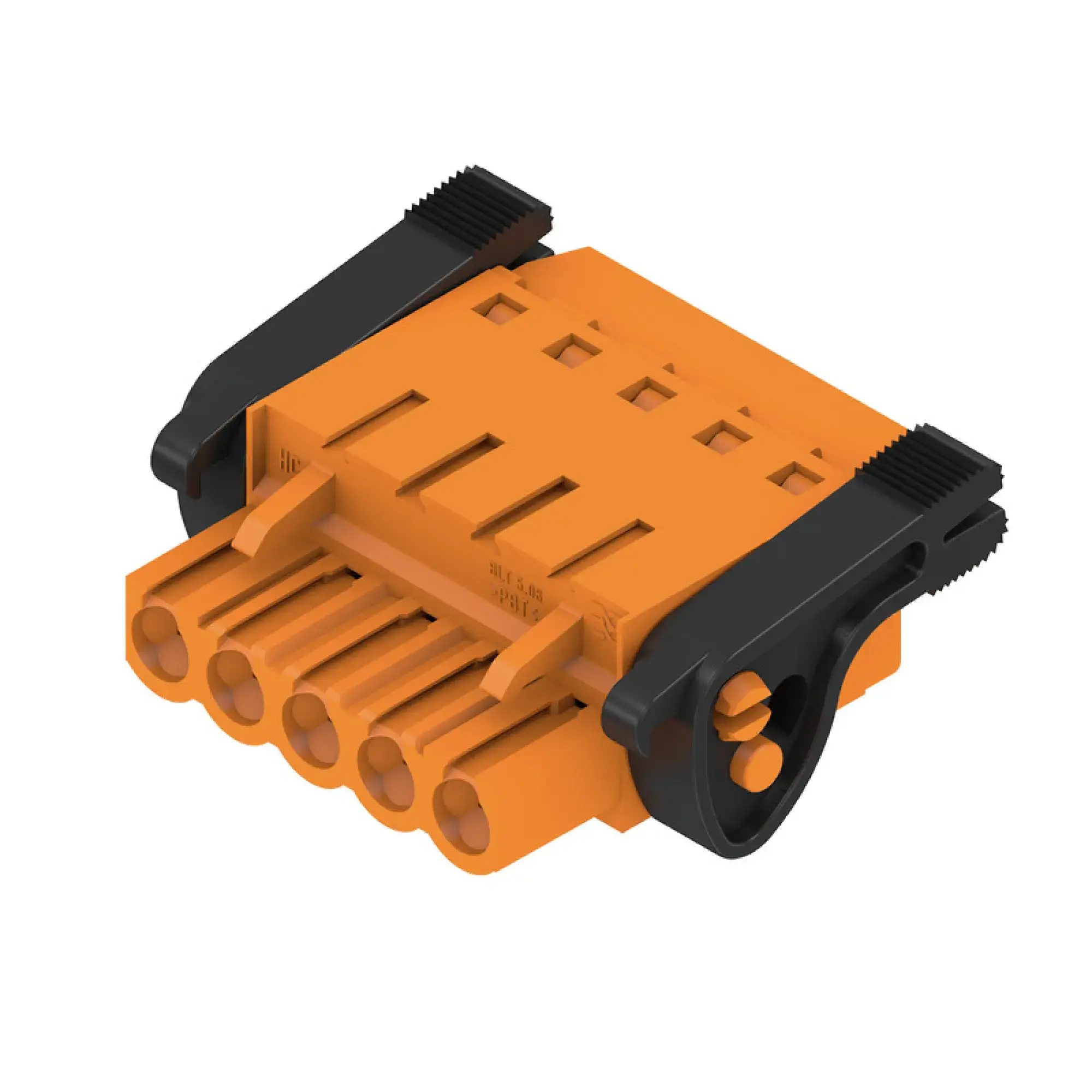 Weidmüller 1890250000 PCB connector (wire connection), 320 V, 27 A, Pitch in mm: 5.08, 2.5 mm², Number of poles: 5, TOP connection, Box (img_001)