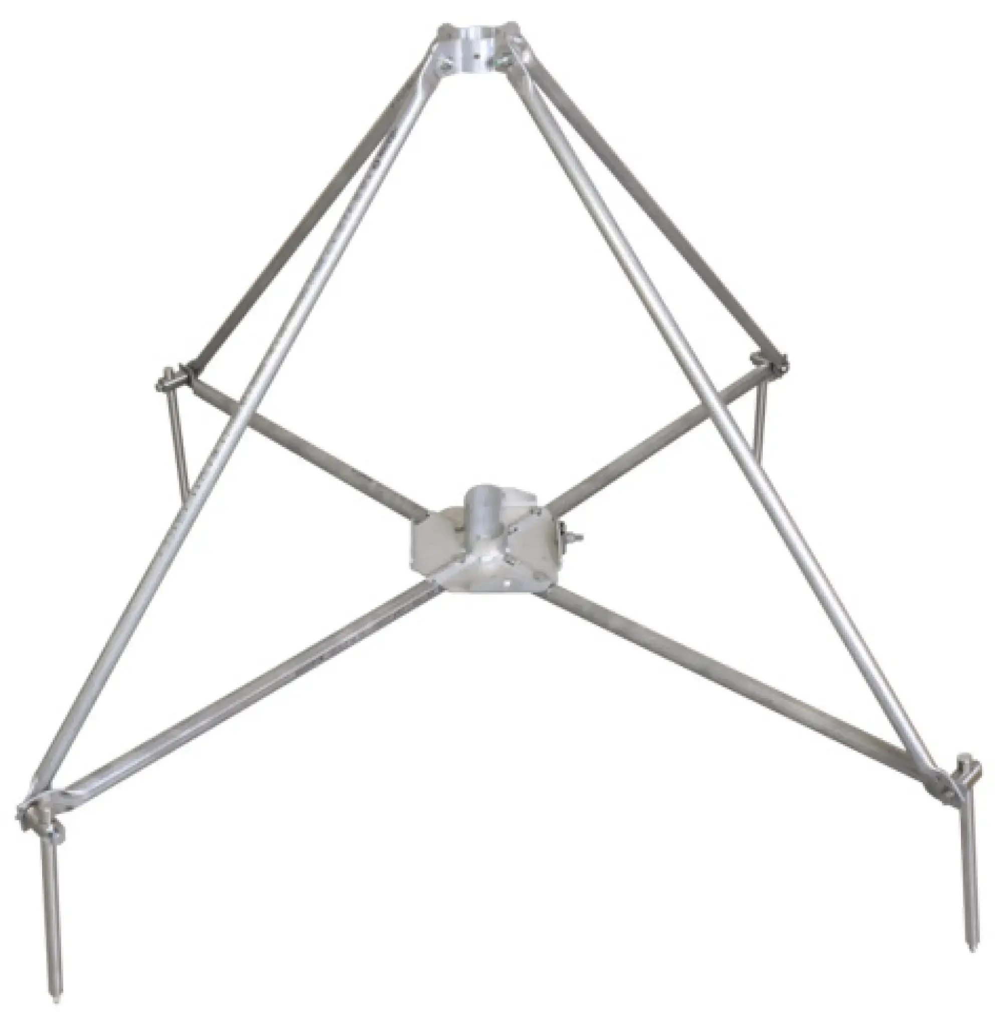 Dehn 107490 Four-legged stand hinged w. half shell f. D40/50mm radius 680mm angle 10° StSt (img_001)