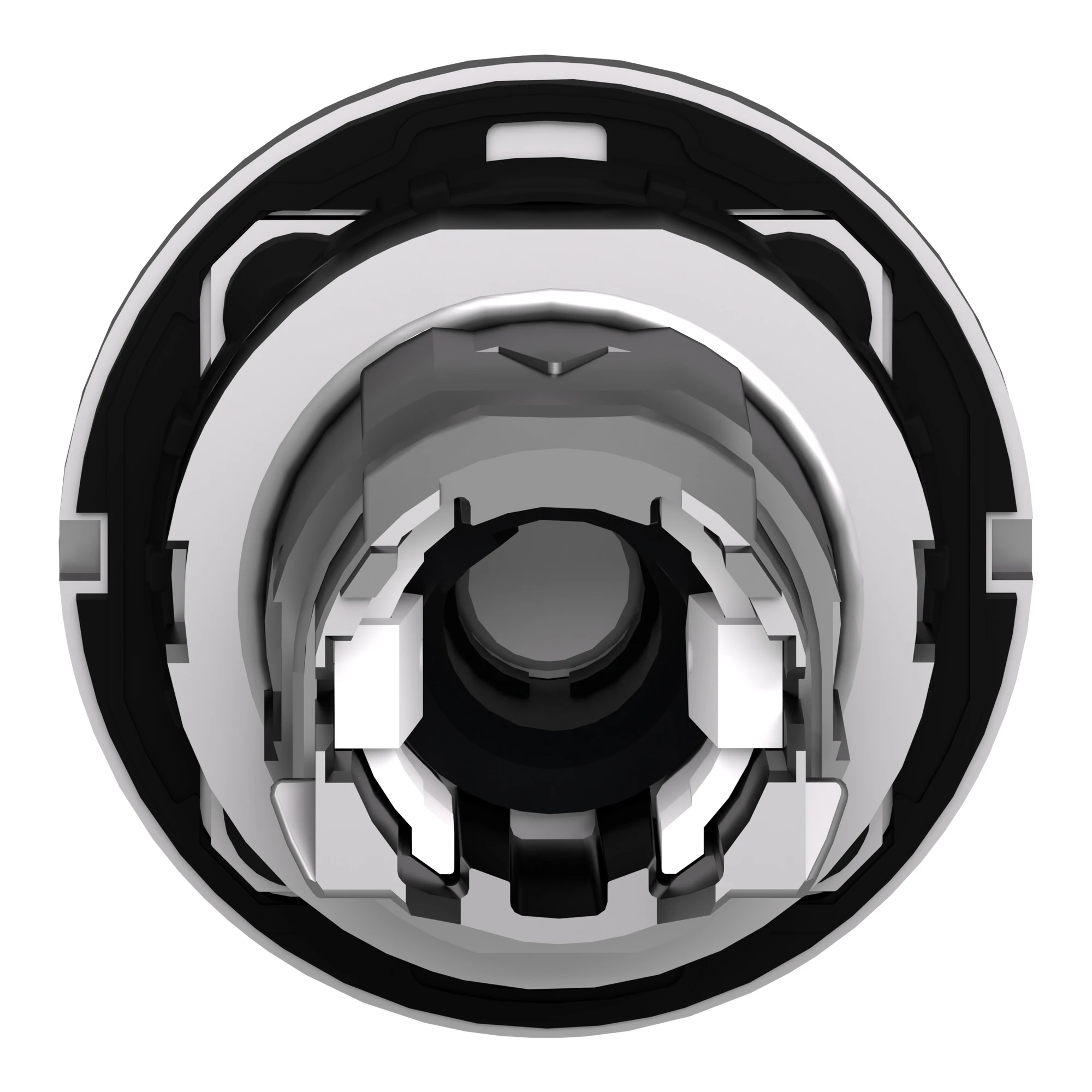 Schneider Electric ZB4FK1363 Illuminated selector switch, front element, Harmony XB4F, metal, 30mm, blue, for universal LED, 3 positions, latching (img_002)