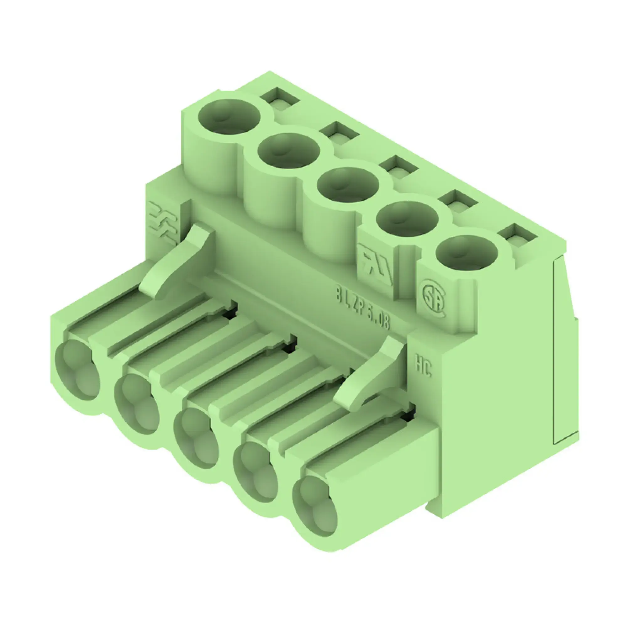 Weidmüller 1137330000 PCB connector (wire connection), 320 V, 23 A, Pitch in mm: 5.08, 4 mm², Number of poles: 5, Clamping yoke connection, Box (img_001) Weidmüller 1137330000 PCB connector (wire connection), 320 V, 23 A, Pitch in mm: 5.08, 4 mm², Number of poles: 5, Clamping yoke connection, Box (img_001)