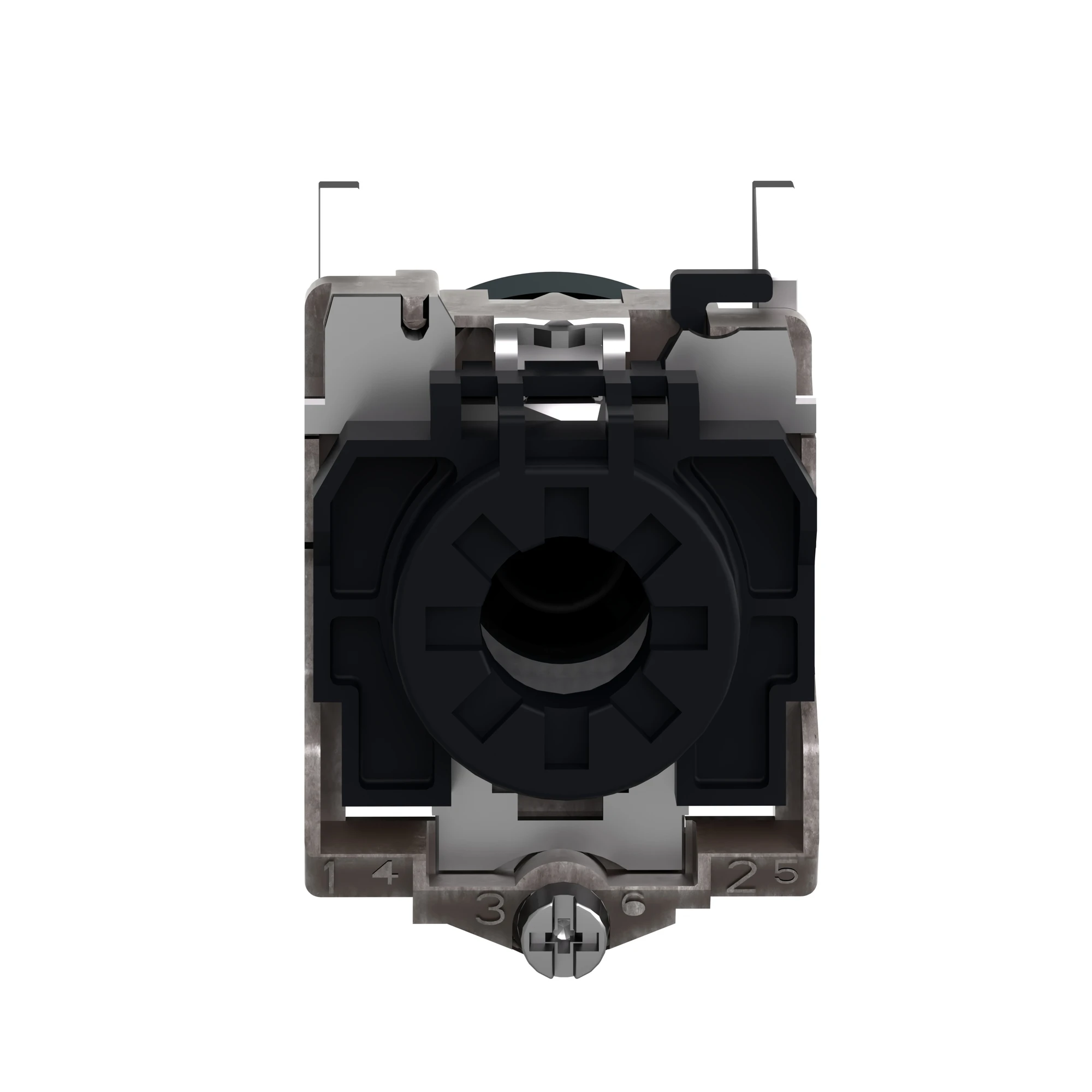Schneider Electric ZB4BD922 Potentiometer, Front Element, Harmony XB4, Metal, 22mm, black, for potentiometers with shaft length 45-50mm, shaft 6.35mm (img_003)