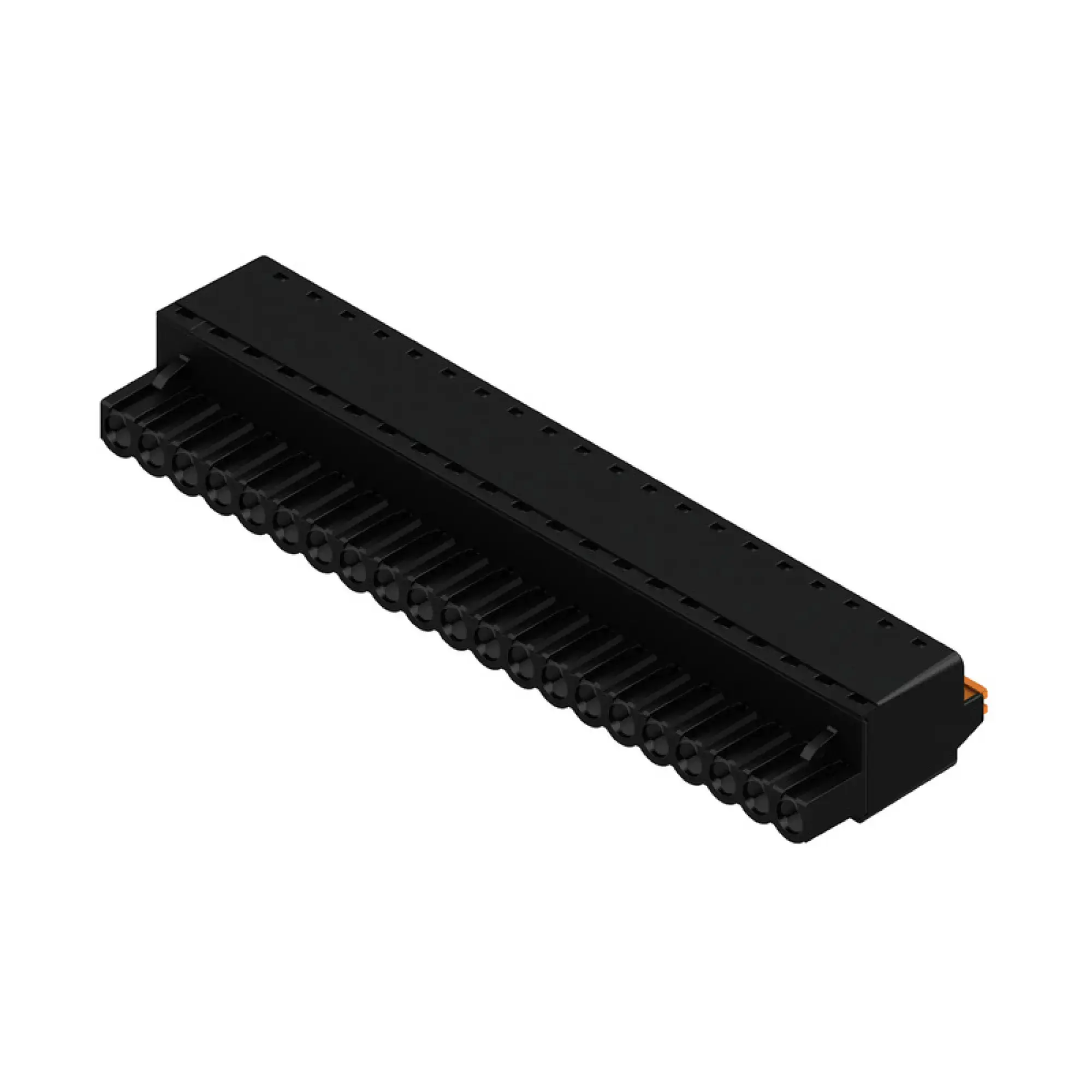 Weidmüller 1211840000 PCB connector (wire connection), 320 V, 23 A, Pitch in mm: 5.00, 3.31 mm², Number of poles: 21, PUSH IN with actuator, Box (img_001)