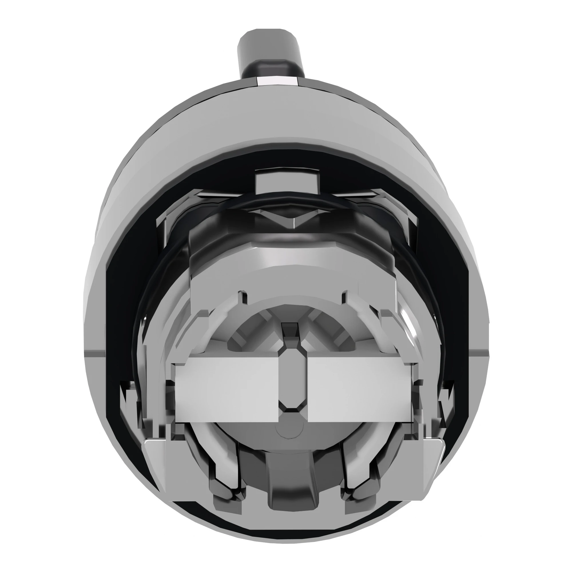 Schneider Electric ZB4BG03 Key switch, front element, Harmony XB4, metal, 22mm, black, 3 positions, latching (img_005)