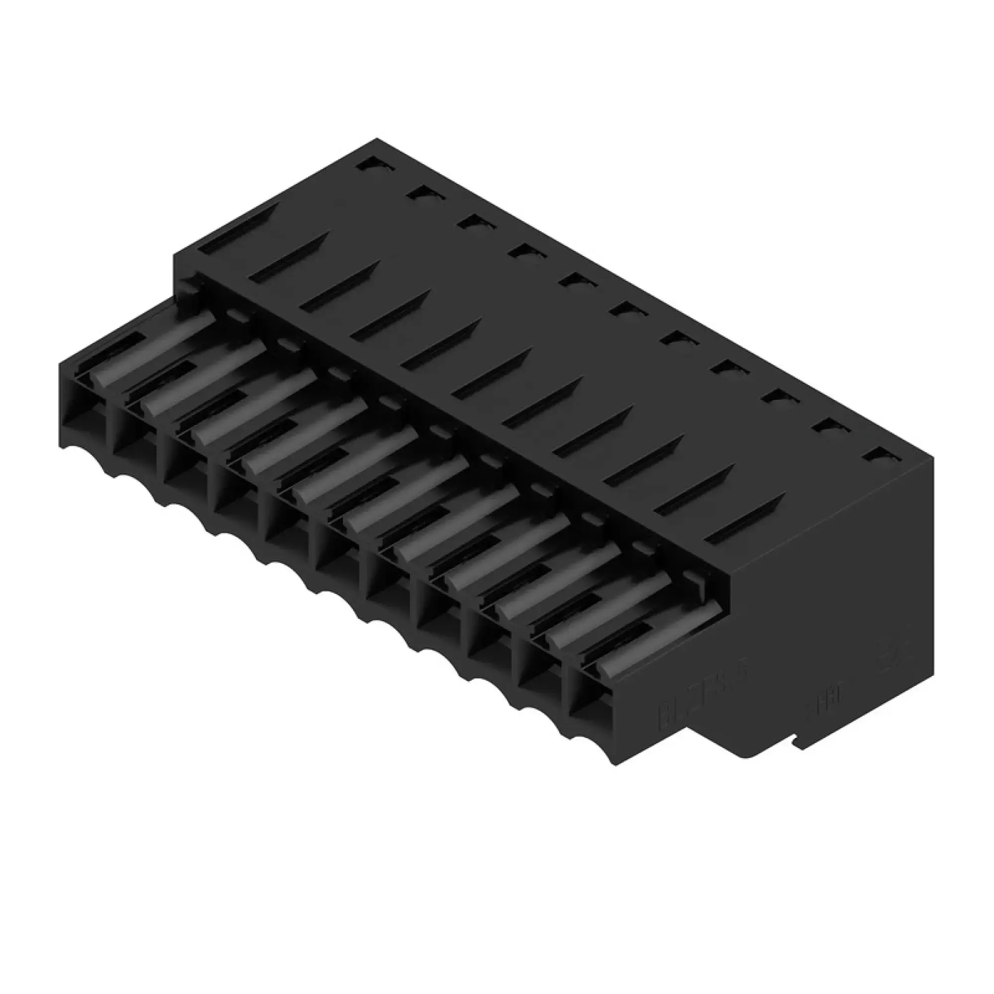 Weidmüller 1690510000 PCB connector (wire connection), 160 V, 14.5 A, Pitch in mm: 3.50, 1.5 mm², Number of poles: 11, Tension-clamp connection, Box BLZF 3.50/11/180 SN BK BX (img_001) Weidmüller 1690510000 PCB connector (wire connection), 160 V, 14.5 A, Pitch in mm: 3.50, 1.5 mm², Number of poles: 11, Tension-clamp connection, Box BLZF 3.50/11/180 SN BK BX (img_001)