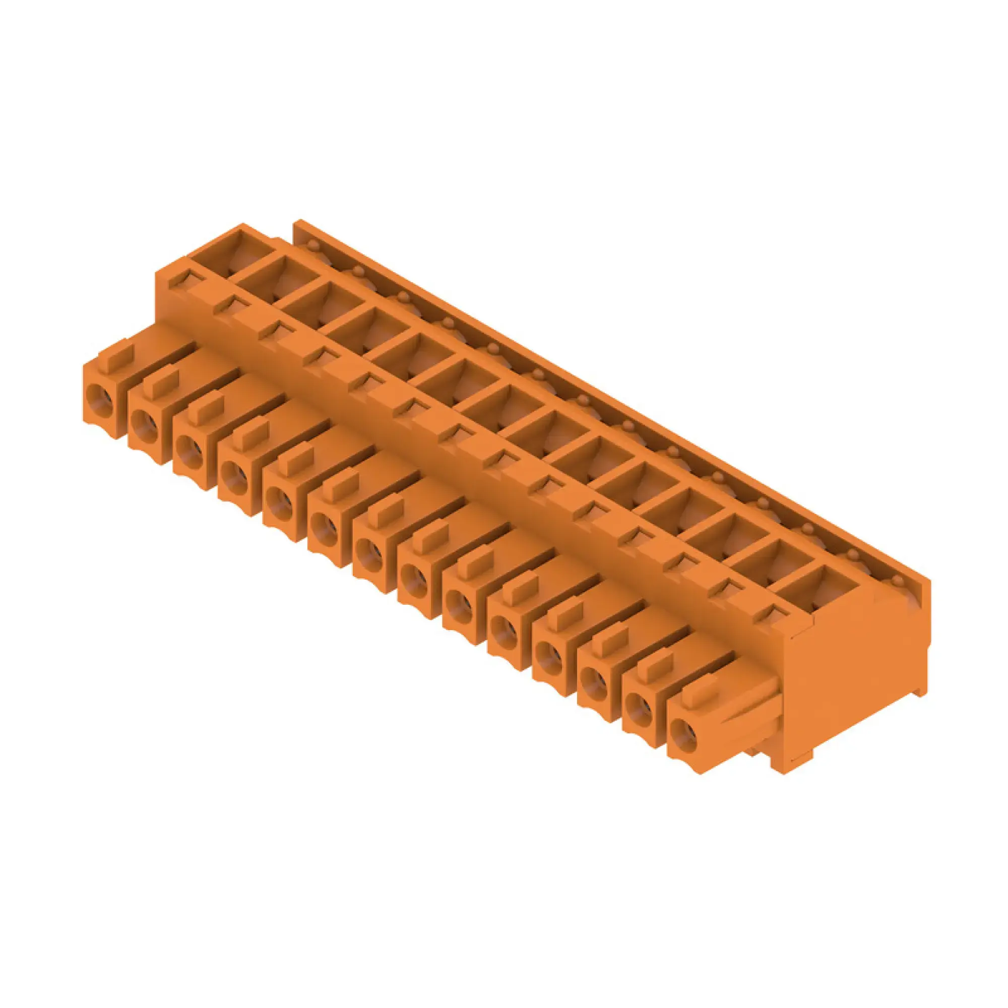 Weidmüller 1939950000 PCB connector (wire connection), 160 V, 17.5 A, Pitch in mm: 3.81, 1.5 mm², Number of poles: 14, Clamping yoke connection, Box (img_001) Weidmüller 1939950000 PCB connector (wire connection), 160 V, 17.5 A, Pitch in mm: 3.81, 1.5 mm², Number of poles: 14, Clamping yoke connection, Box (img_001)