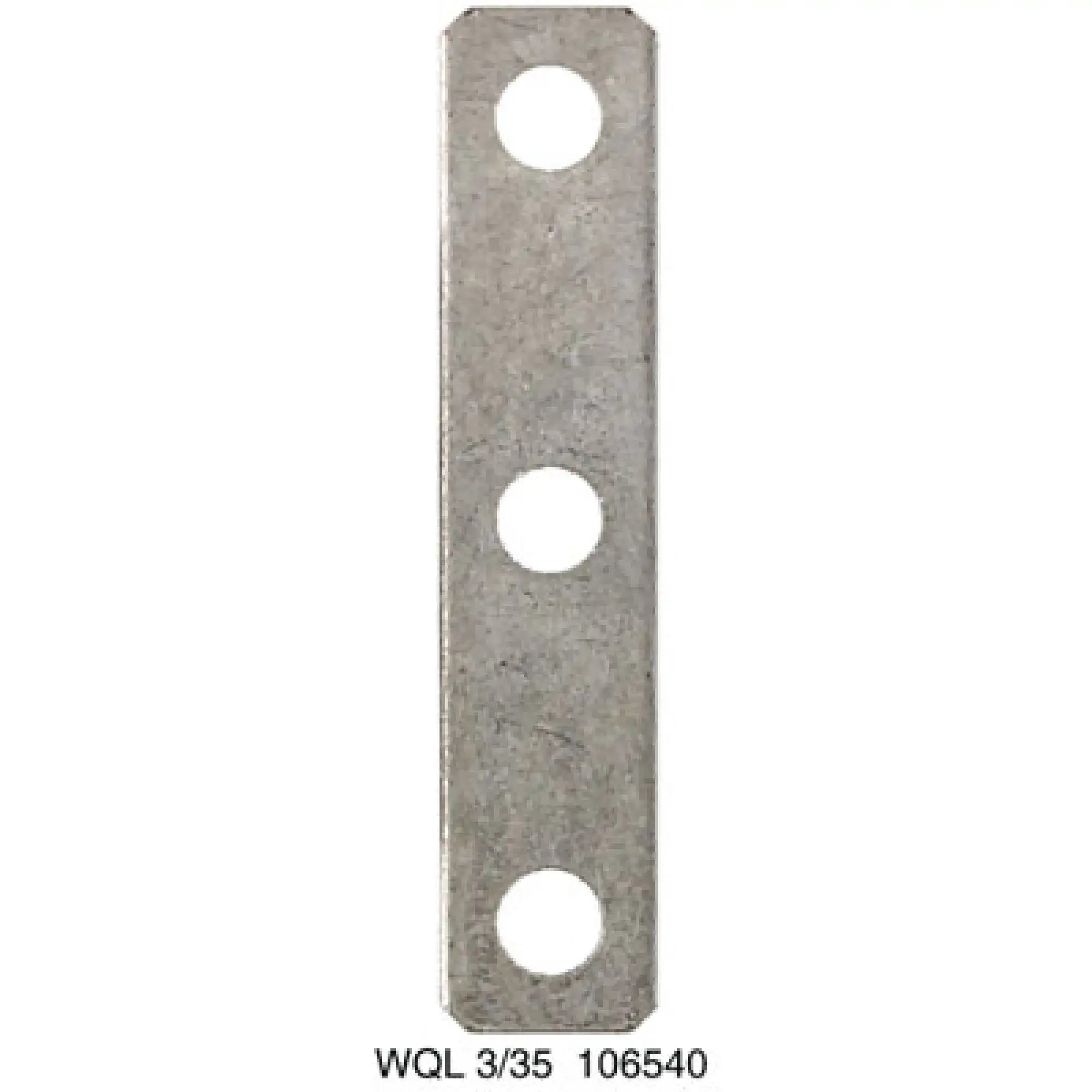 Weidmüller 1065400000 Cross-connector (terminal), when screwed in, grey, 125 A, Number of poles: 3, Pitch in mm: 27.00, Insulated: No, Width: 15 mm (img_001)