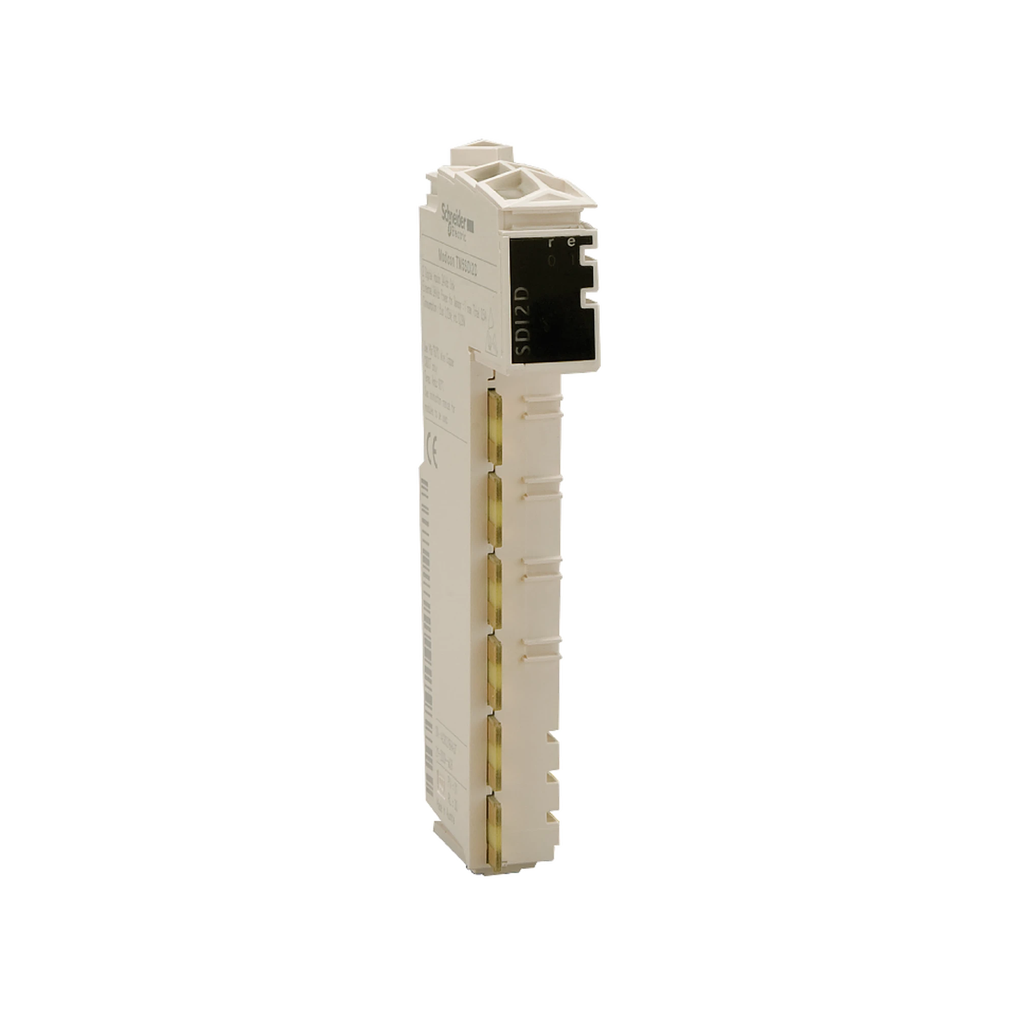 Schneider Electric TM5SDM12DT Digital Input/Output Module, Modicon TM5, 8 In / 4 Out, 24 VDC, 1-wire technology, 0.5 A, Source Transistor (img_001)