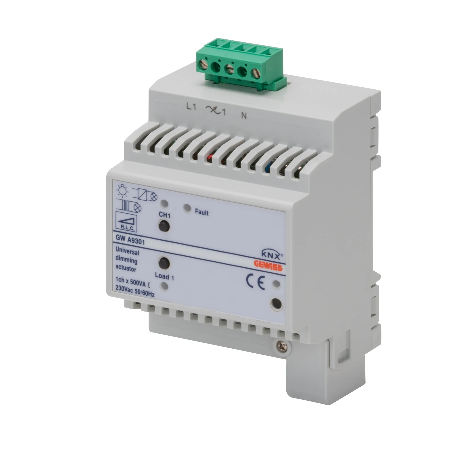GEWISS GWA9301 KNX Universaldimmaktor 1 Kanal Reiheneinbau 4 TE (img_001)