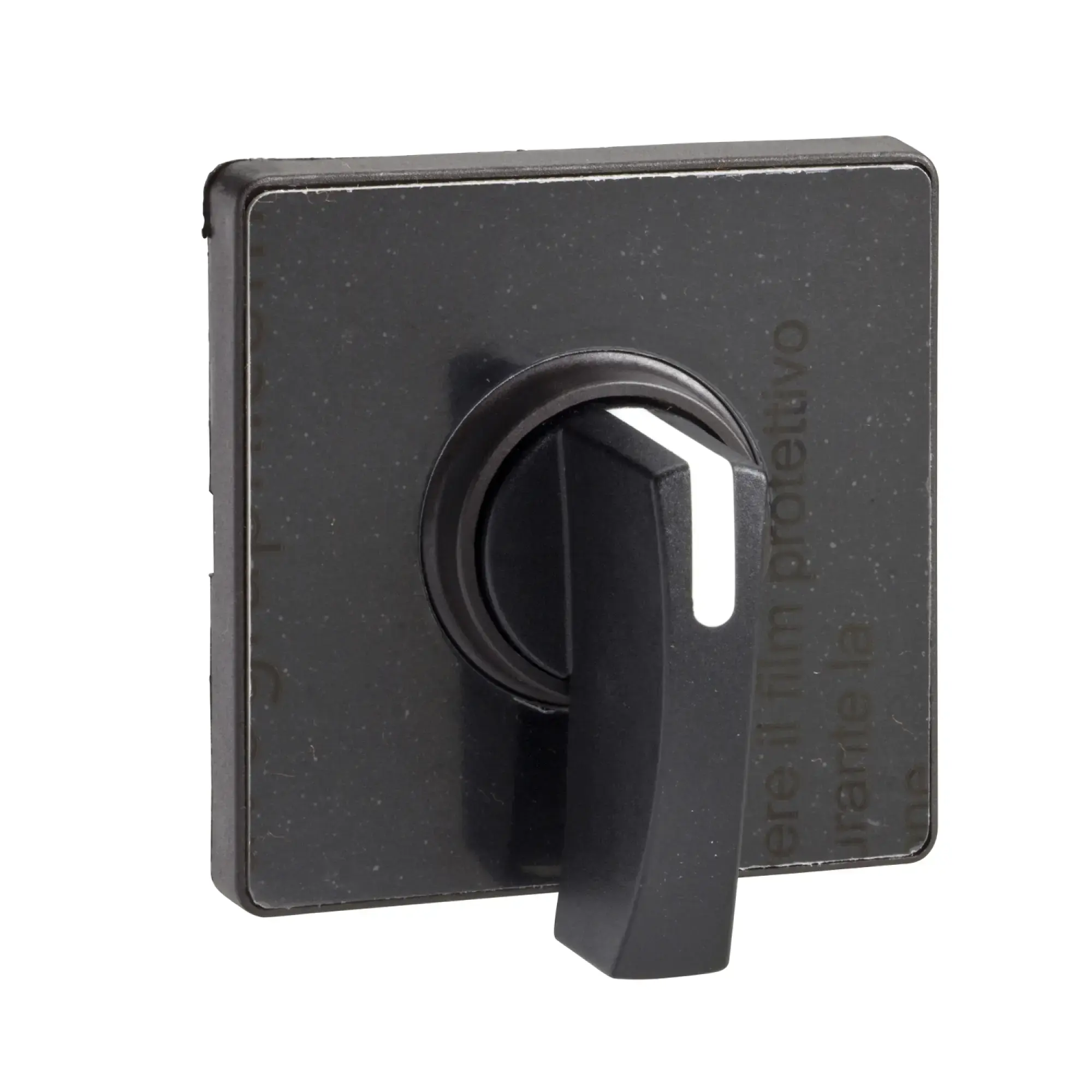 Schneider Electric KAD1H Actuating element 60x60mm, black, toggle, black, for engraving (img_002)