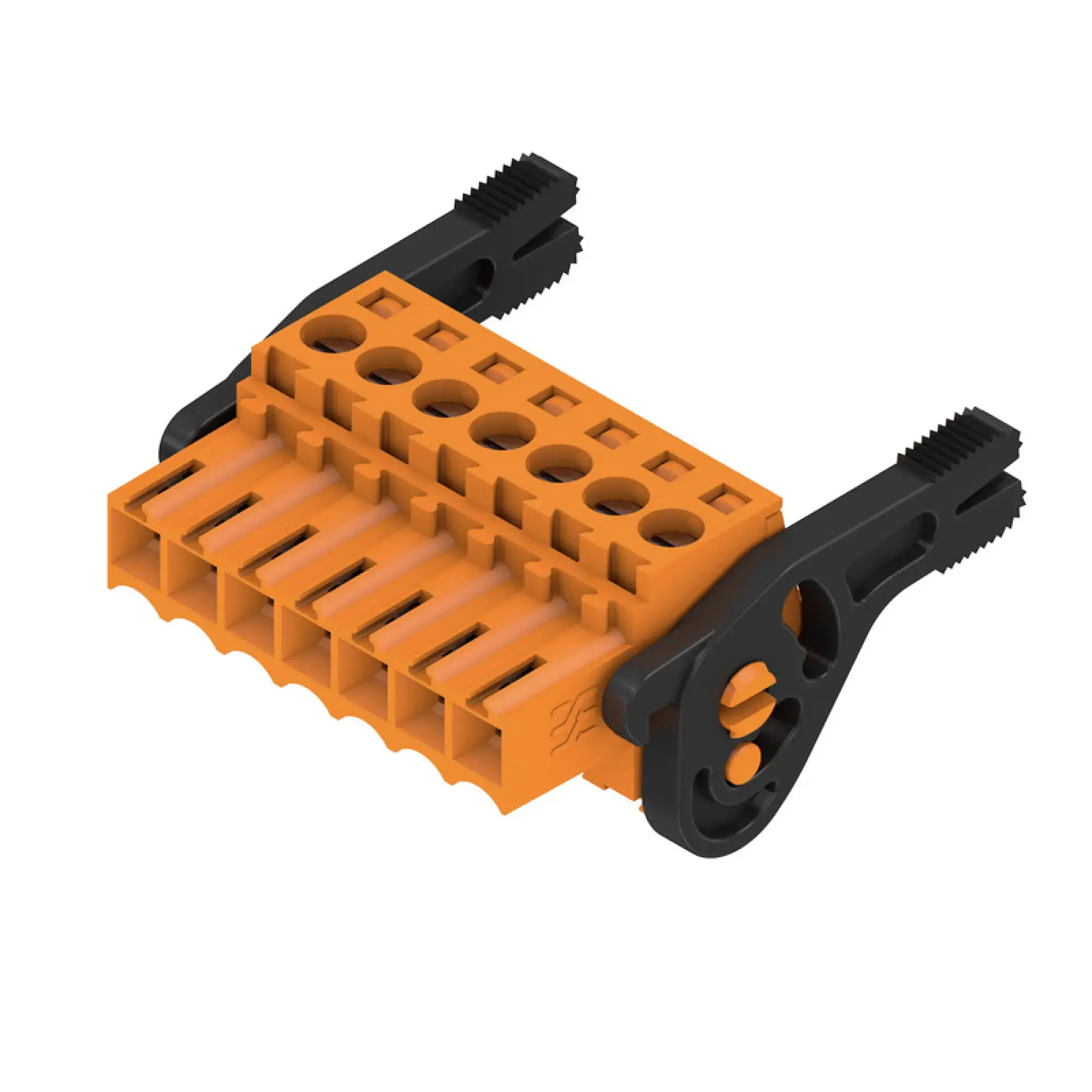 Weidmüller 1531040000 PCB connector (wire connection), 160 V, 17 A, Pitch in mm: 3.50, 1.5 mm², Number of poles: 7, Clamping yoke connection, Box (img_001) Weidmüller 1531040000 PCB connector (wire connection), 160 V, 17 A, Pitch in mm: 3.50, 1.5 mm², Number of poles: 7, Clamping yoke connection, Box (img_001)