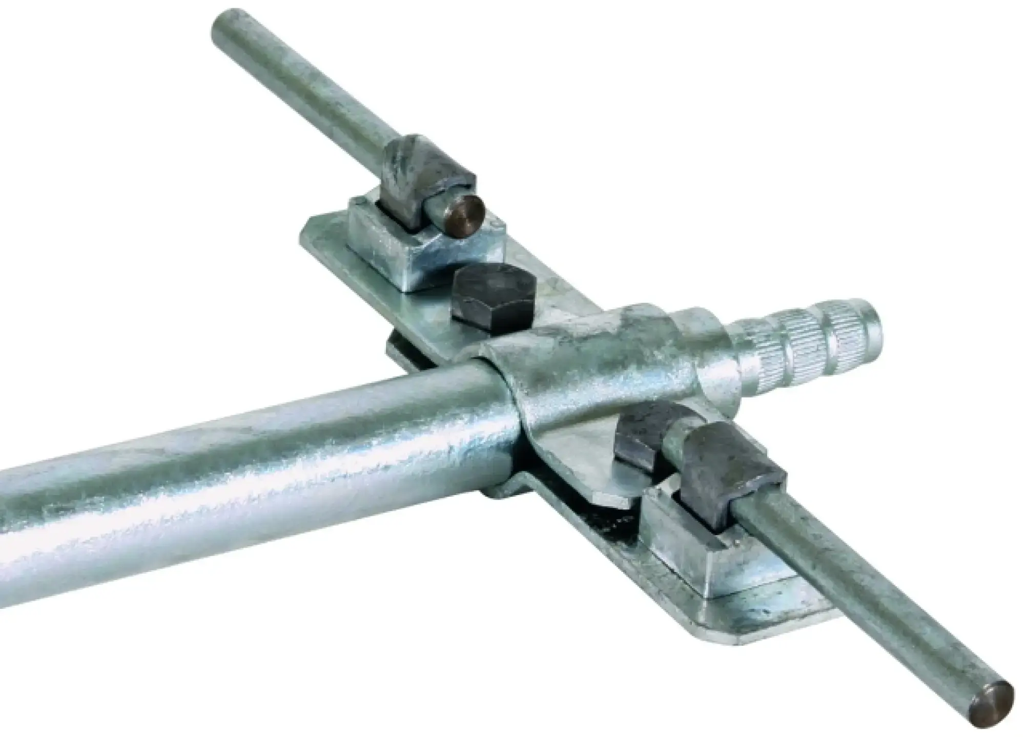 Dehn 625012 Connection bracket f. earth rods St/tZn D 25mm both-sided KS connec. Rd 7-10mm (img_001) Dehn 625012 Connection bracket f. earth rods St/tZn D 25mm both-sided KS connec. Rd 7-10mm (img_001)