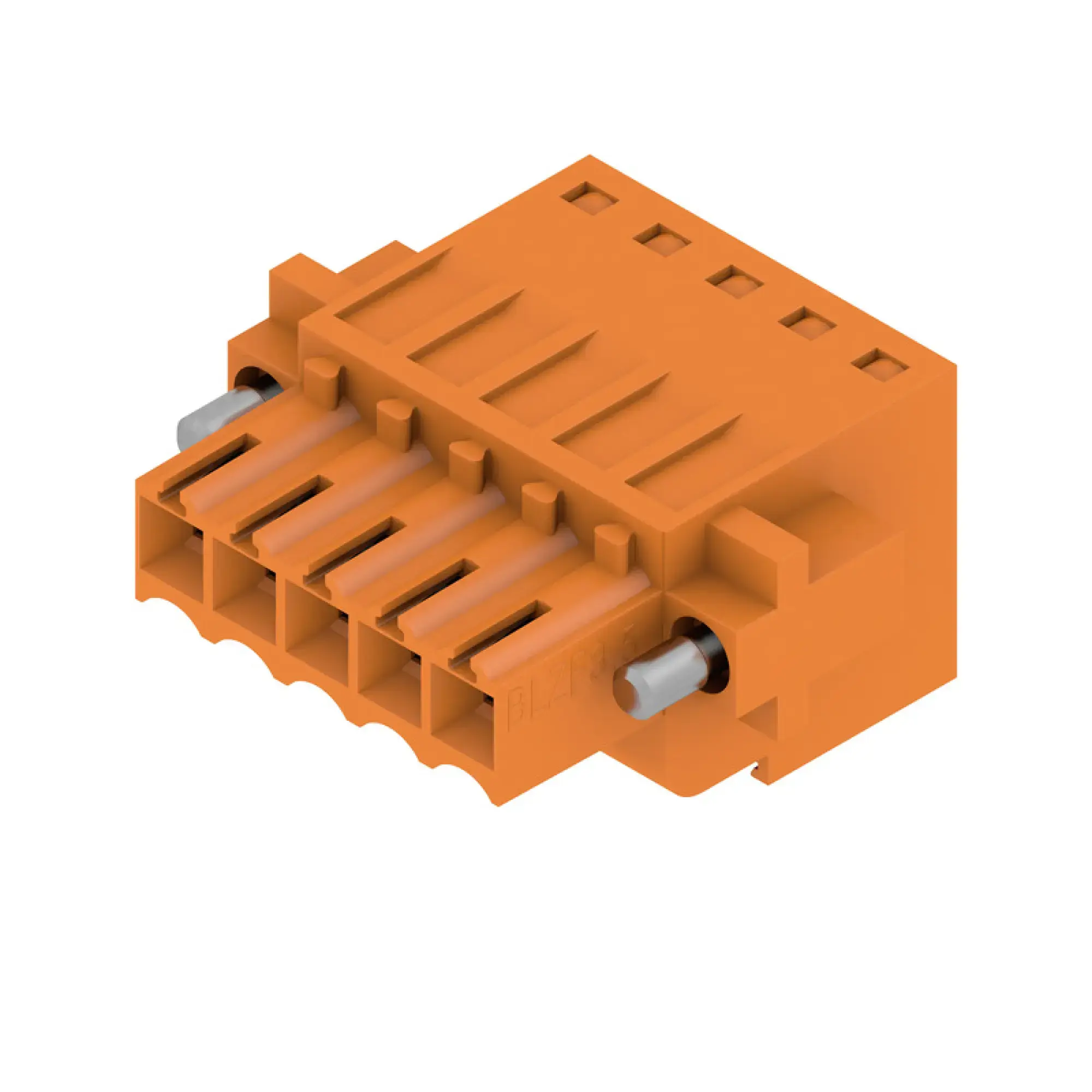 Weidmüller 1690910000 PCB connector (wire connection), 160 V, 14.5 A, Pitch in mm: 3.50, 1.5 mm², Number of poles: 5, Tension-clamp connection, Box BLZF 3.50/05/180F SN OR BX (img_001) Weidmüller 1690910000 PCB connector (wire connection), 160 V, 14.5 A, Pitch in mm: 3.50, 1.5 mm², Number of poles: 5, Tension-clamp connection, Box BLZF 3.50/05/180F SN OR BX (img_001)