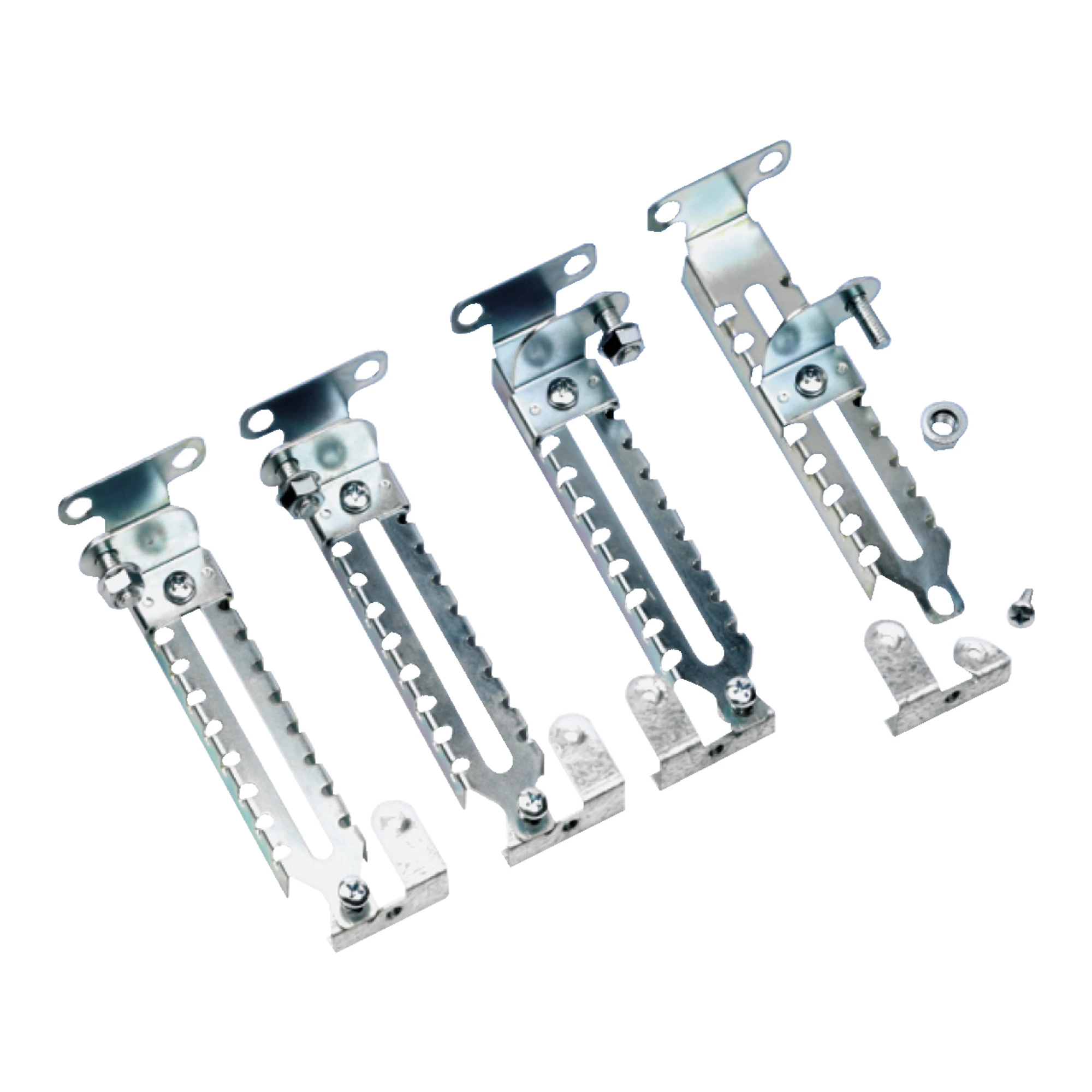 Schneider Electric NSYSDCR400 Set, 4 level sliders made of treated steel, T400mm (img_001) Schneider Electric NSYSDCR400 Set, 4 level sliders made of treated steel, T400mm (img_001)