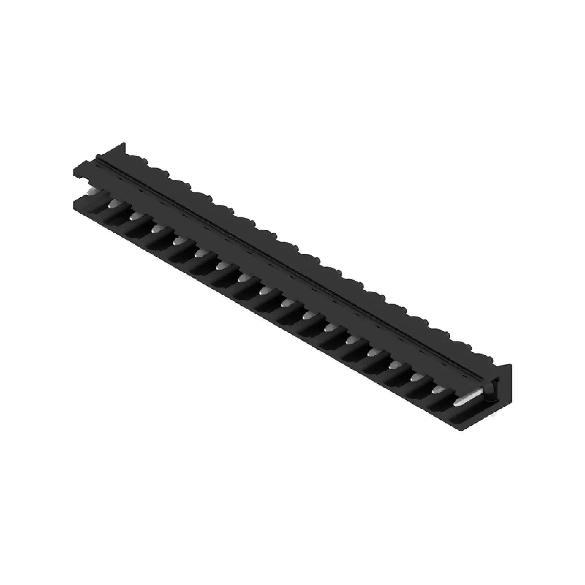Weidmüller 1155240000 PCB connector (board connection), 320 V, 24 A, Pitch in mm: 5.08, Number of poles: 18, THT solder connection, Box (img_001)