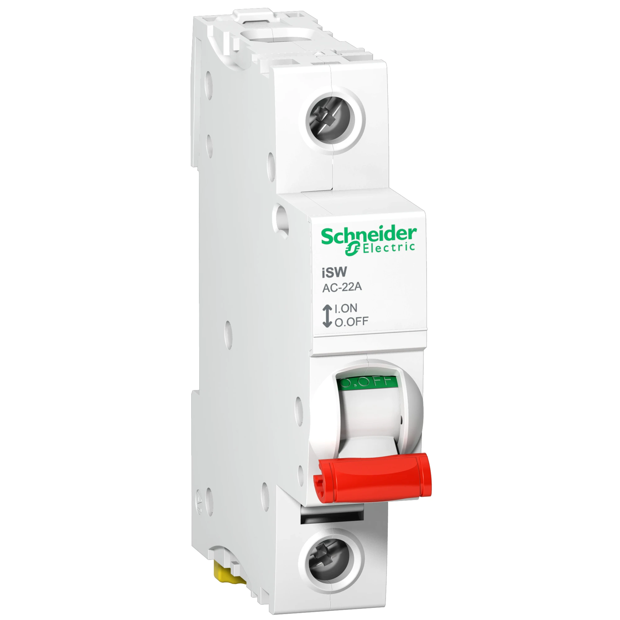 Schneider Electric A9S66163 Load Disconnect Switch iSW, 1P, 63A, 240V AC, Red Toggle (img_001) Schneider Electric A9S66163 Load Disconnect Switch iSW, 1P, 63A, 240V AC, Red Toggle (img_001)