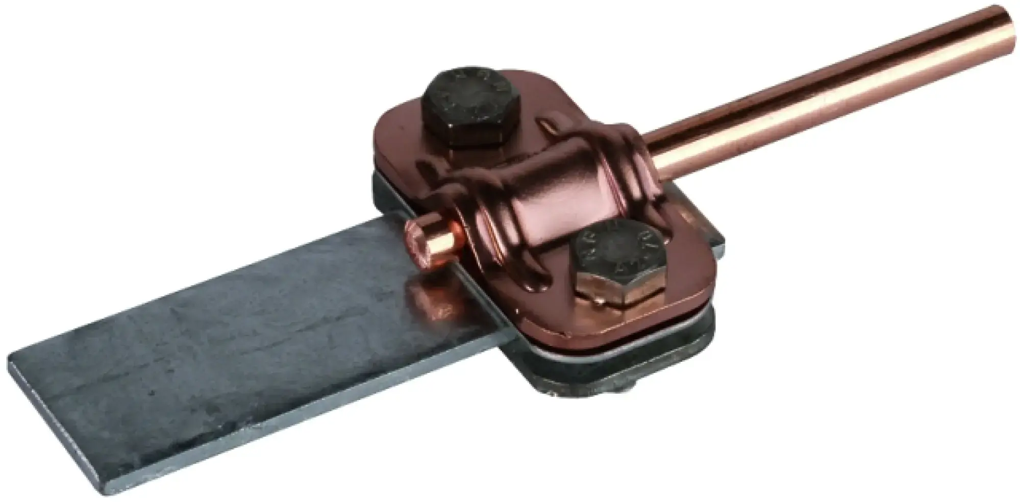 Dehn 460557 Bimetallic UNI disconnecting clamp Cu-St/tZn for Rd 8-10mm/Fl 30mm (img_001)