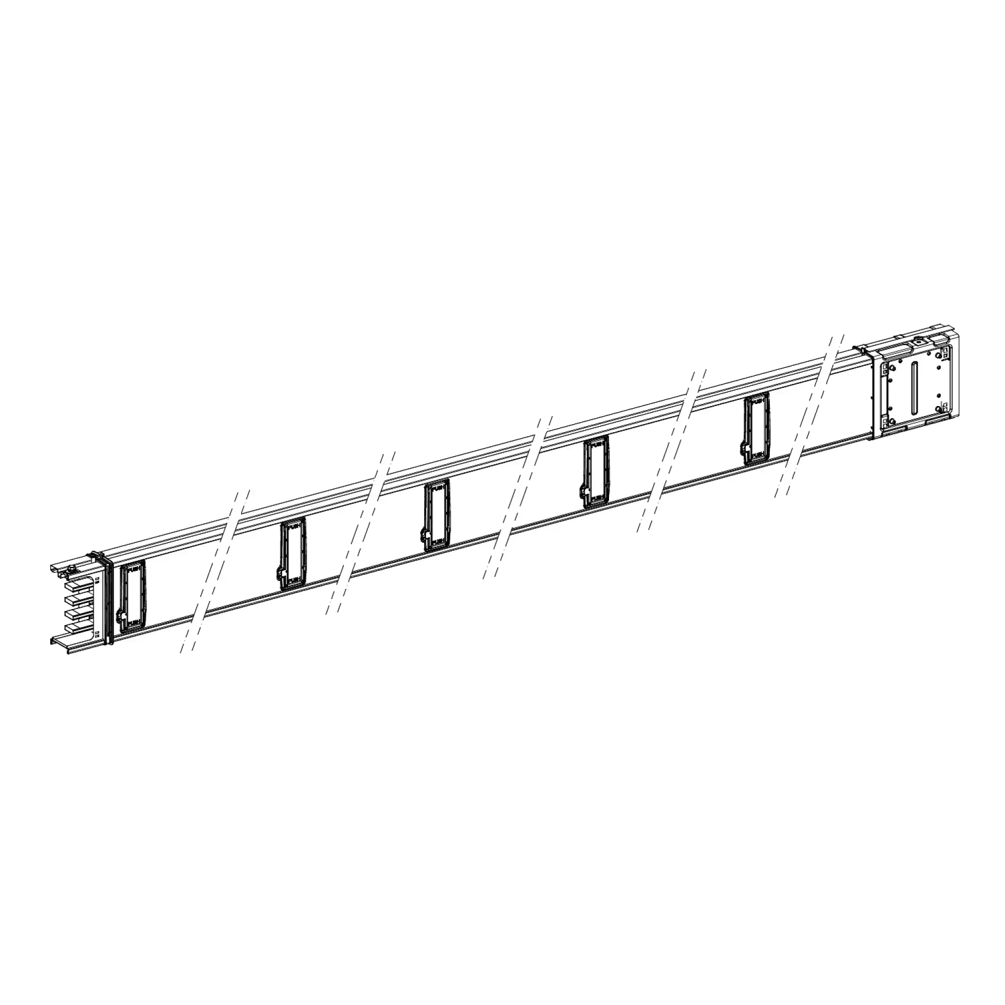 Schneider Electric KSA100ED45010 KSA straight element, 100A, 5m, 10 outlets (img_002)