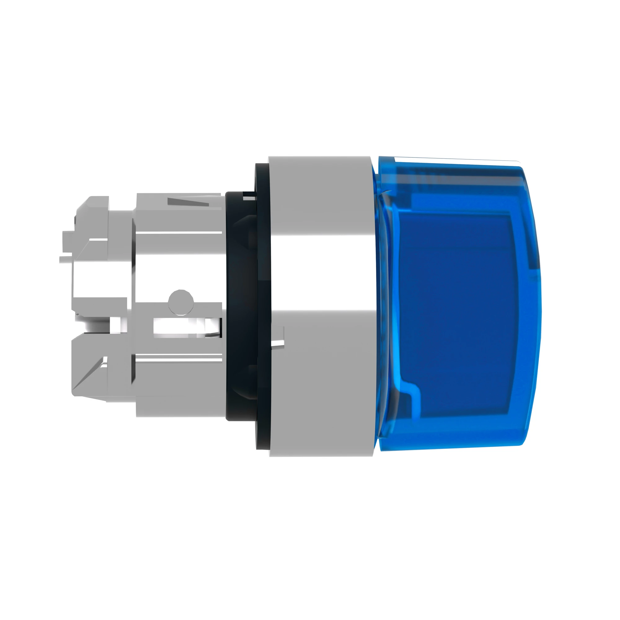 Schneider Electric ZB4BK1563 Illuminated Selector Switch, Front Element, Harmony XB4, Metal, 22mm, Blue, for Universal LED, 3 Positions, Center Retained (img_004)
