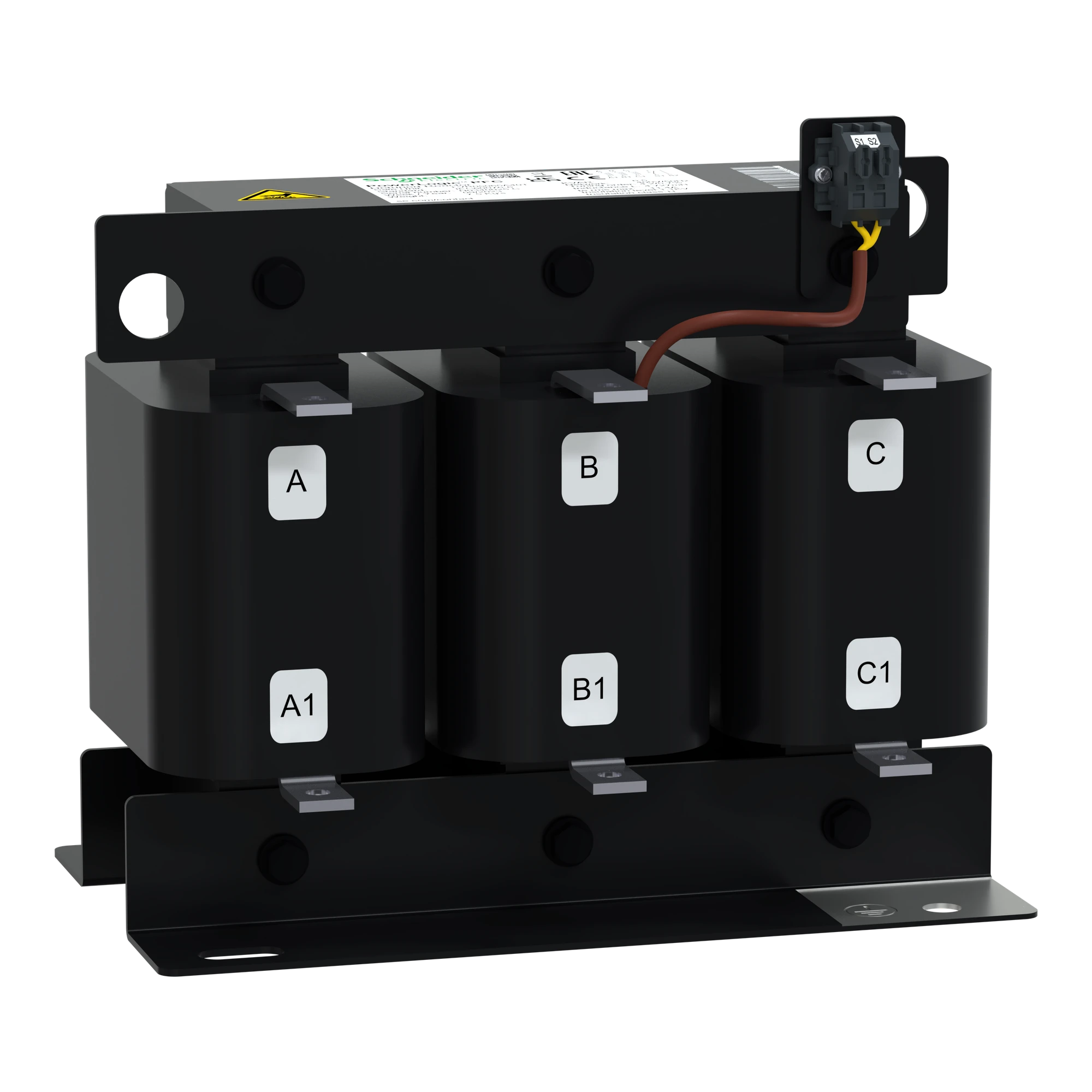 Schneider Electric LVR05065A40T Choke coil filter circuit, PowerLogic PFC, 6.5kvar, 210Hz, (4.2), 5.7%, 50Hz, 400V (img_001) Schneider Electric LVR05065A40T Choke coil filter circuit, PowerLogic PFC, 6.5kvar, 210Hz, (4.2), 5.7%, 50Hz, 400V (img_001)