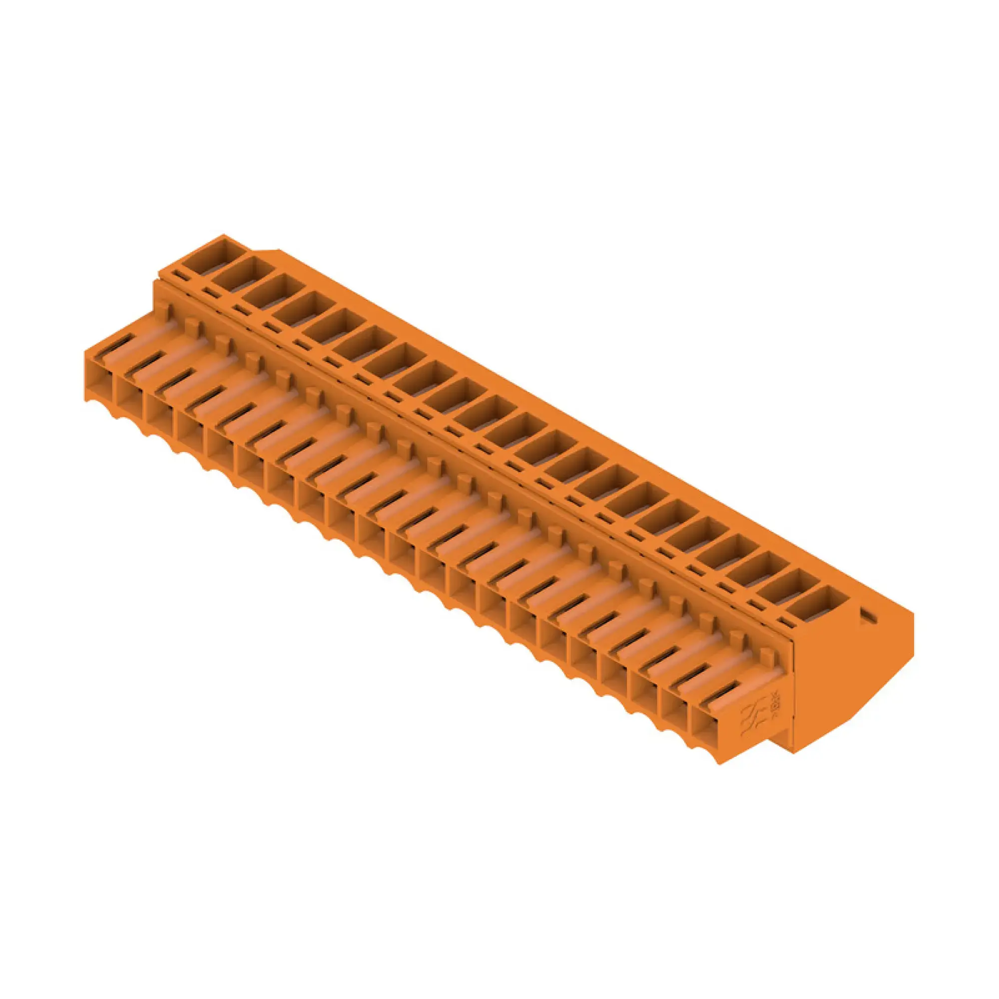 Weidmüller 1638740000 PCB connector (wire connection), 160 V, 12 A, Pitch in mm: 3.50, 1.5 mm², Number of poles: 21, Clamping yoke connection, Box (img_001)