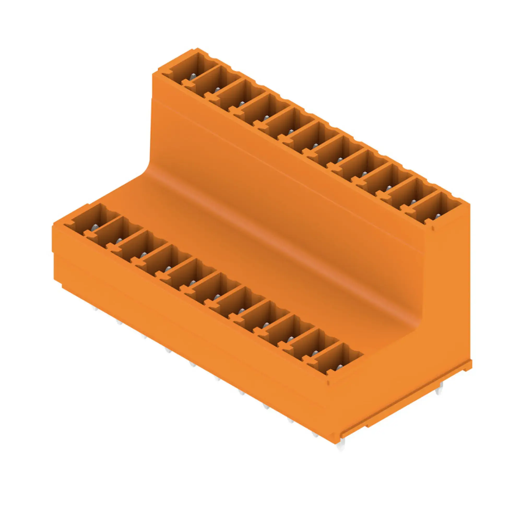 Weidmüller 1034580000 PCB connector (board connection), 160 V, 17.5 A, Pitch in mm: 3.81, Number of poles: 22, THT solder connection, Box (img_001)