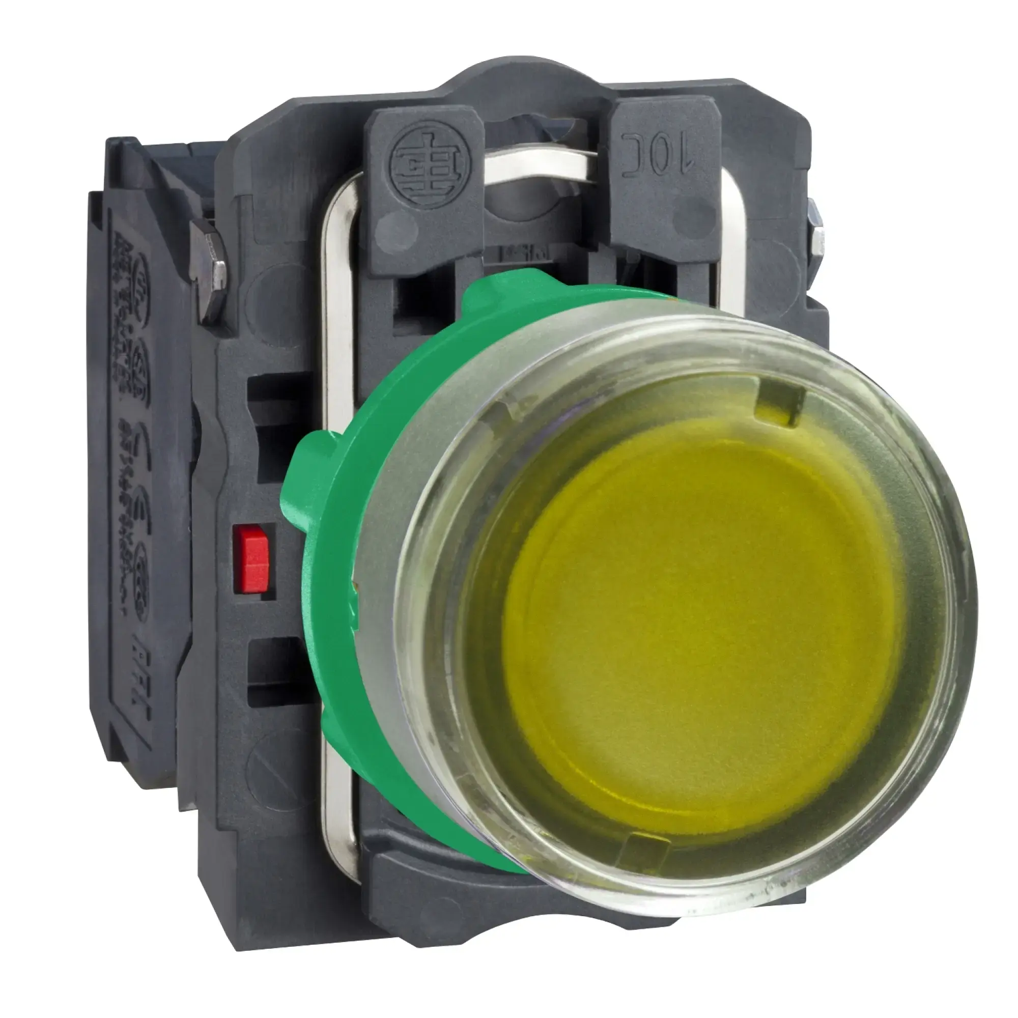 Schneider Electric XB5AW35G5C0 Illuminated Pushbutton, Harmony XB5, Plastic, Orange, 22mm, Universal LED, Smooth Dome, 1NO+1NC, 110-120V AC (img_008) Schneider Electric XB5AW35G5C0 Illuminated Pushbutton, Harmony XB5, Plastic, Orange, 22mm, Universal LED, Smooth Dome, 1NO+1NC, 110-120V AC (img_008)