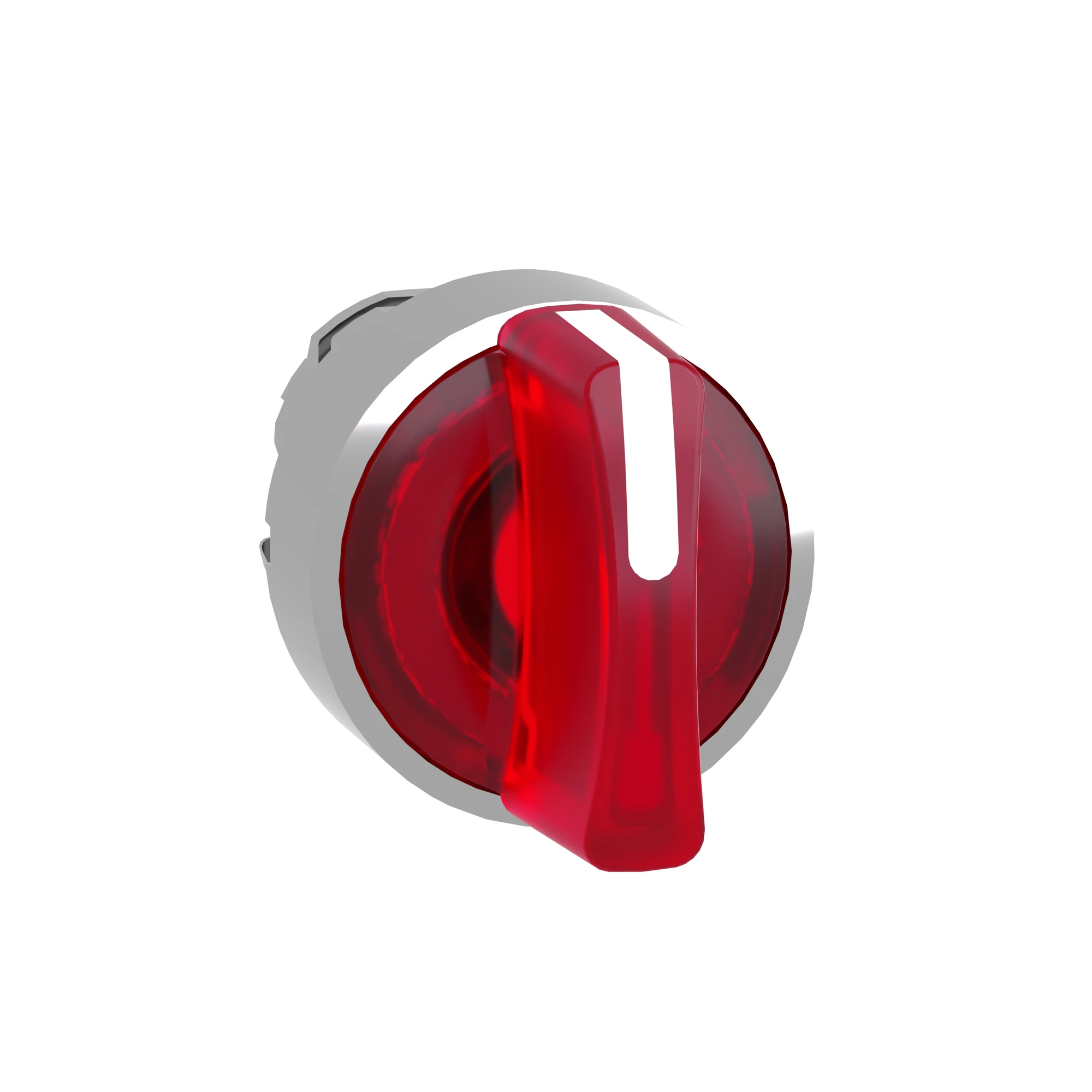 Schneider Electric ZB4BK1743 Illuminated selector switch, front element, Harmony XB4, metal, 22mm, red, for universal LED, 3 positions, spring return left (img_004)