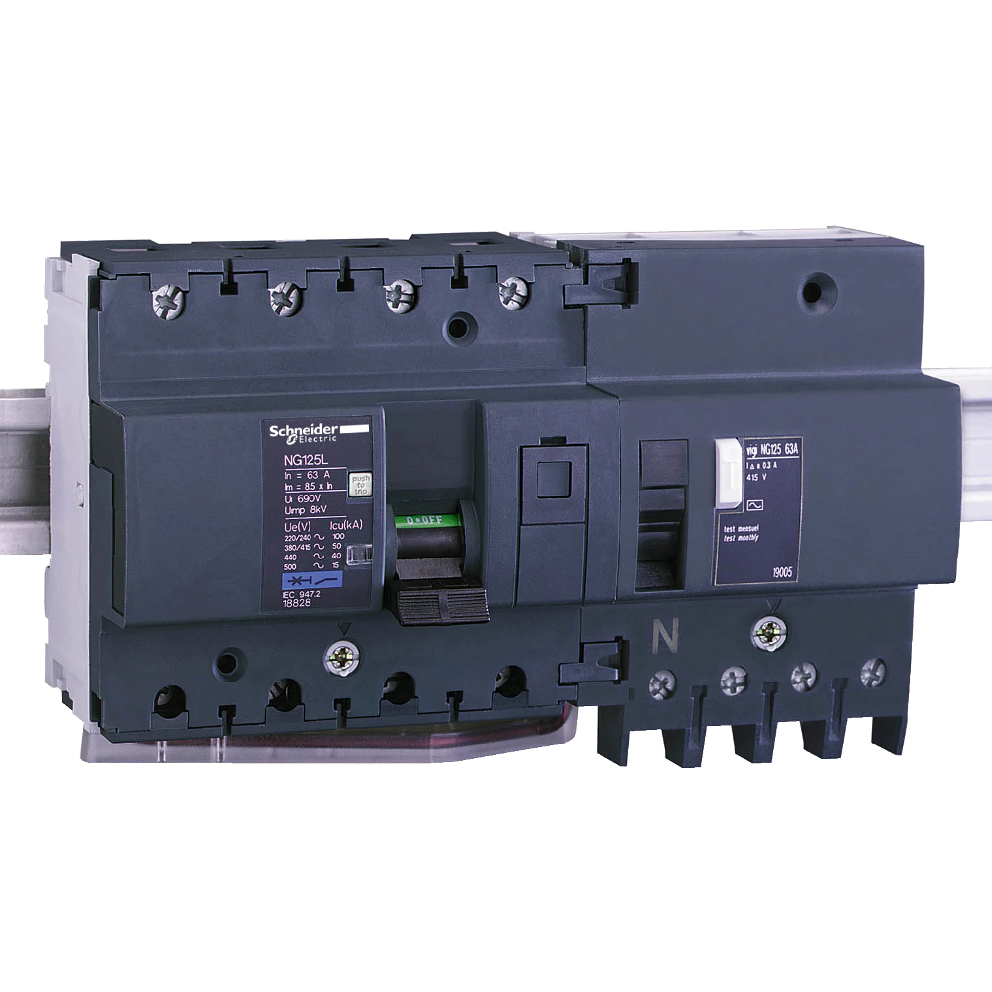 Schneider Electric 18828 Circuit Breaker NG125L, 4P, 63A, C Curve (img_002)